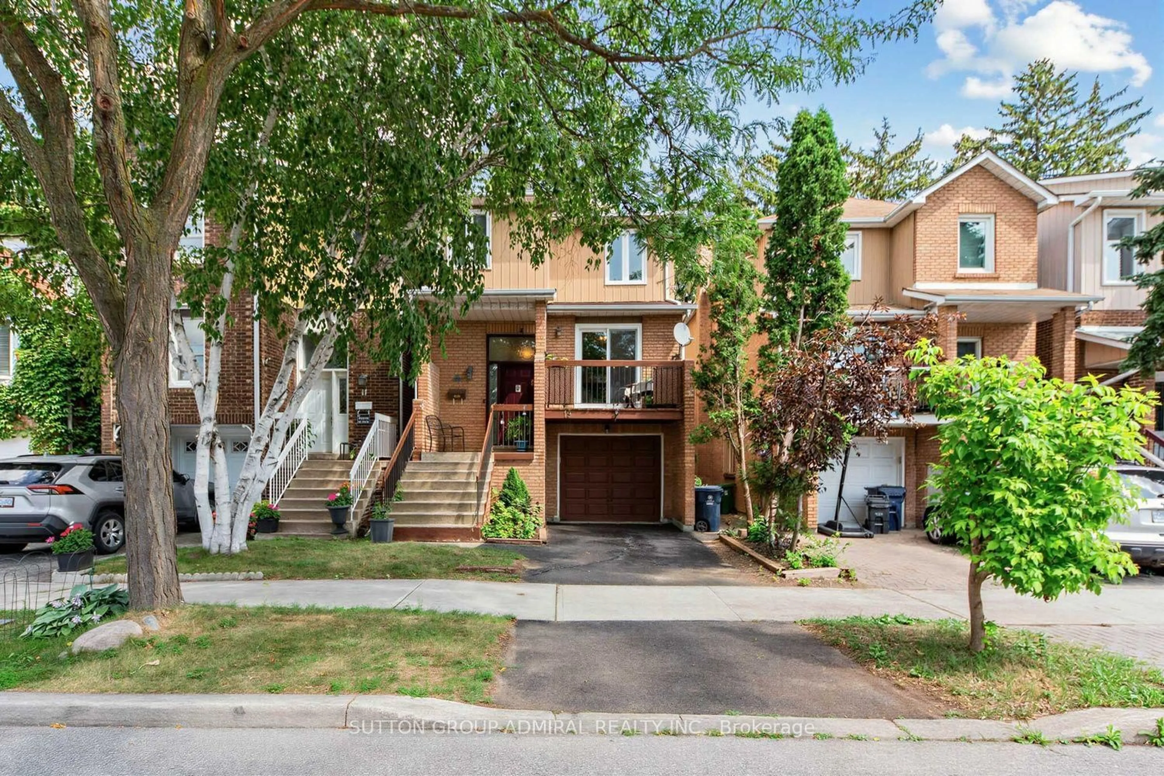 Home with brick exterior material, street for 19 Carnival Crt, Toronto Ontario M2R 3T7
