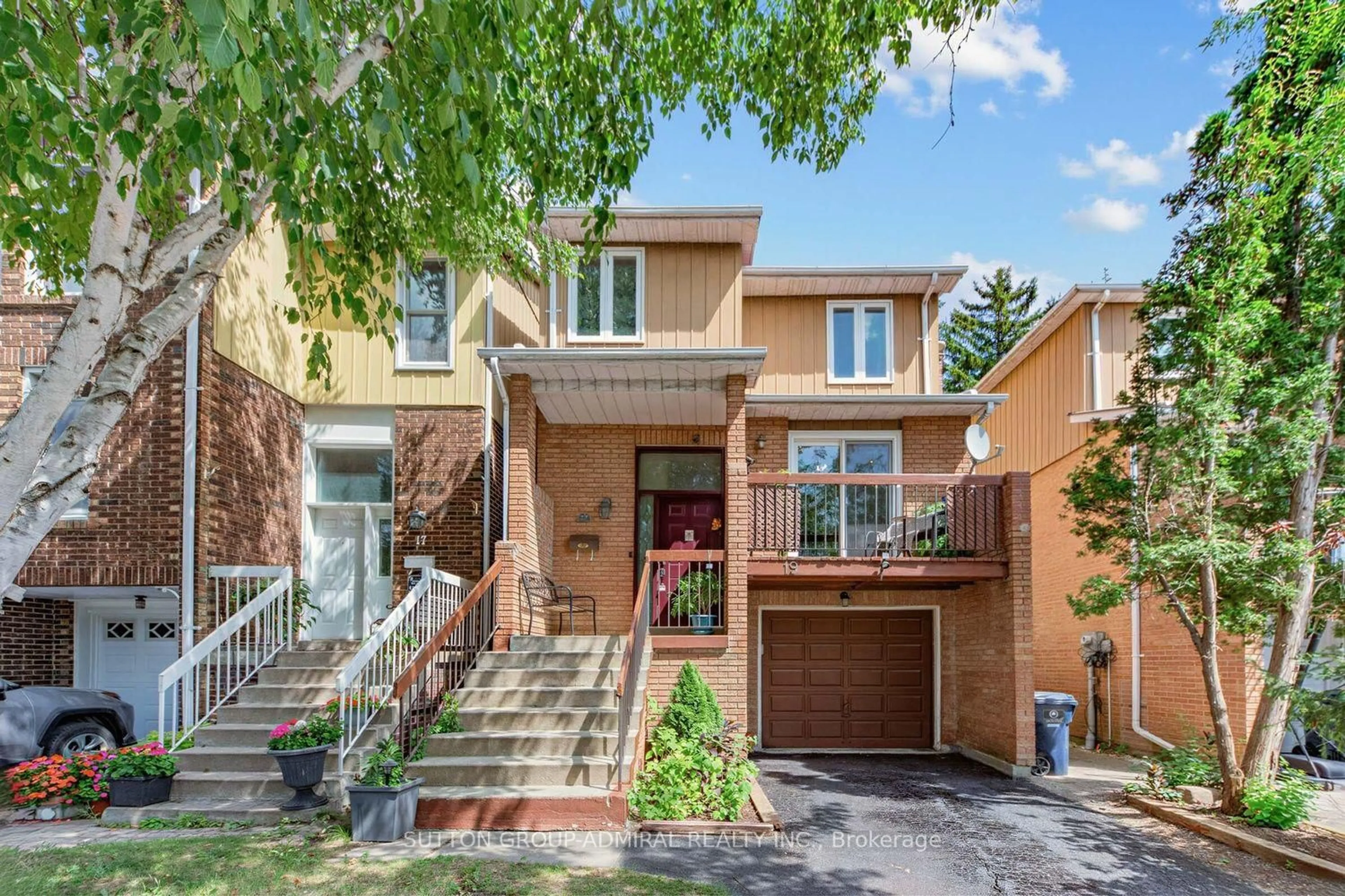 Home with brick exterior material, street for 19 Carnival Crt, Toronto Ontario M2R 3T7