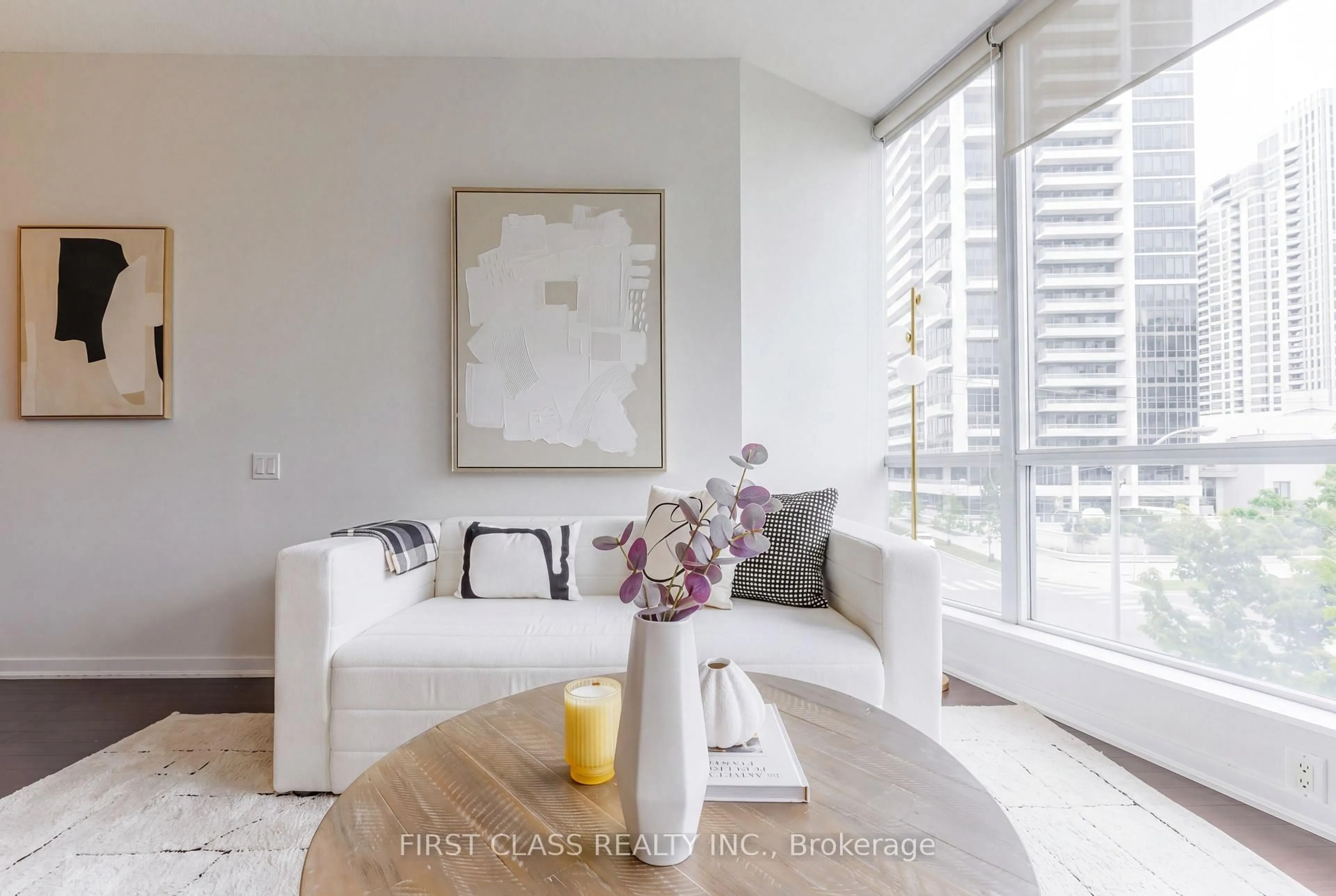 Living room with furniture, unknown for 30 Canterbury Pl #305, Toronto Ontario M2N 0B9