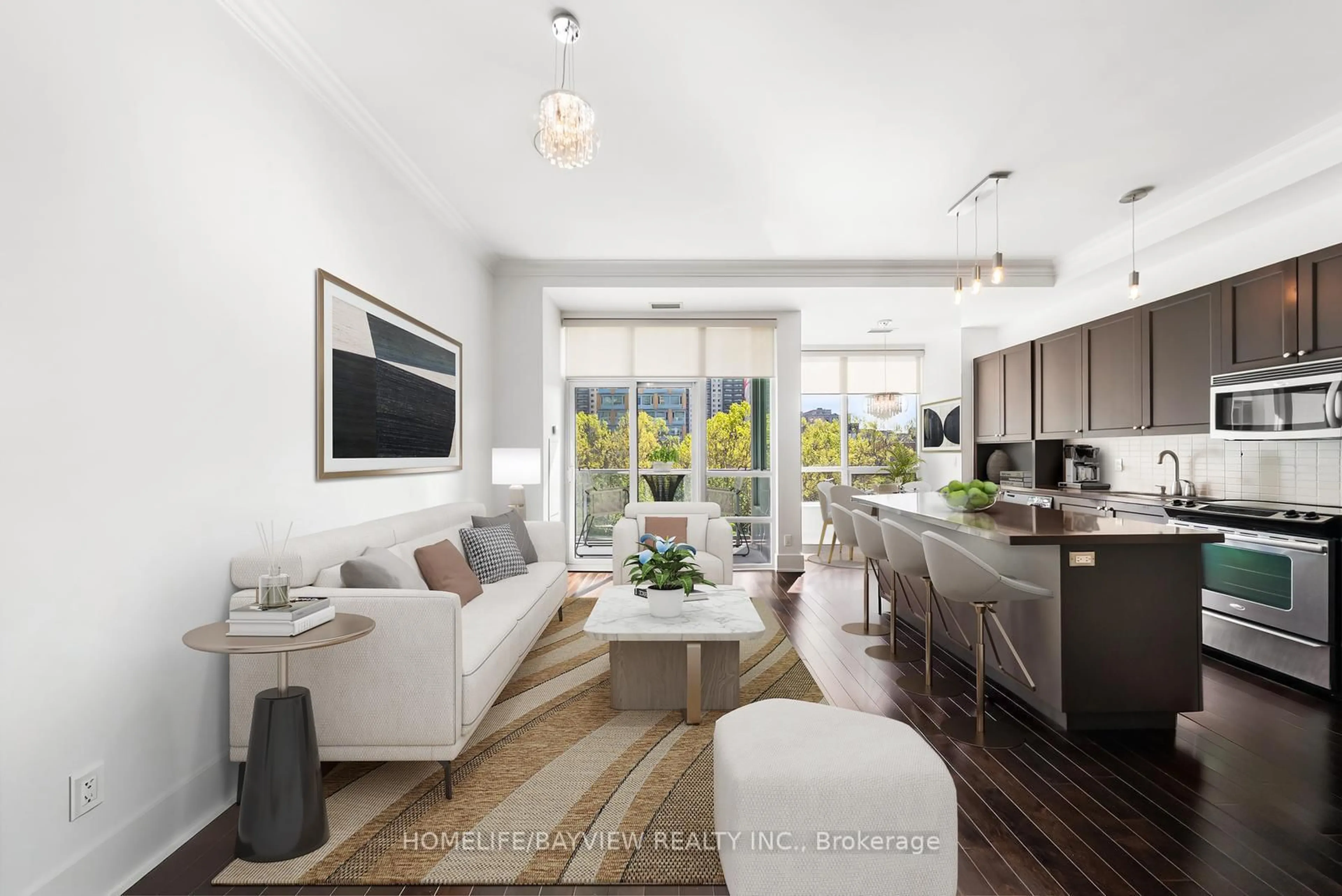 Open concept kitchen, unknown for 120 Homewood Ave #420, Toronto Ontario M4Y 2J3