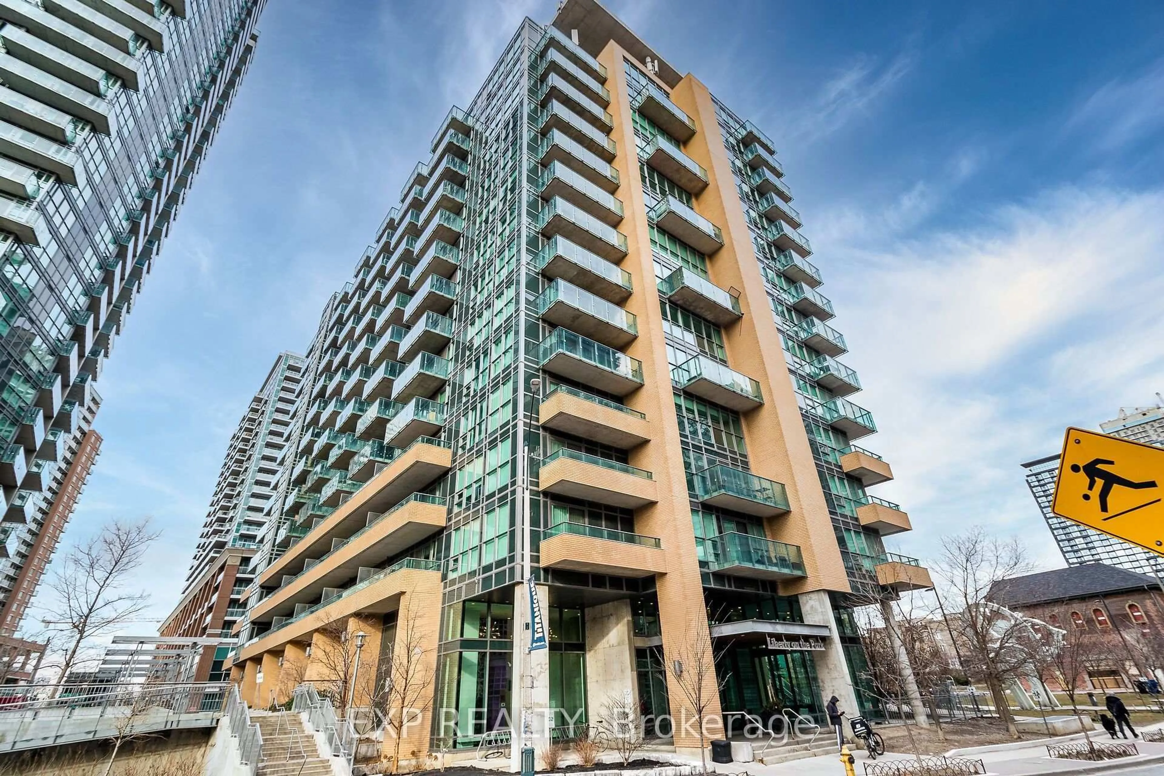 Indoor foyer for 69 Lynn Williams St #1410, Toronto Ontario M6K 3R7