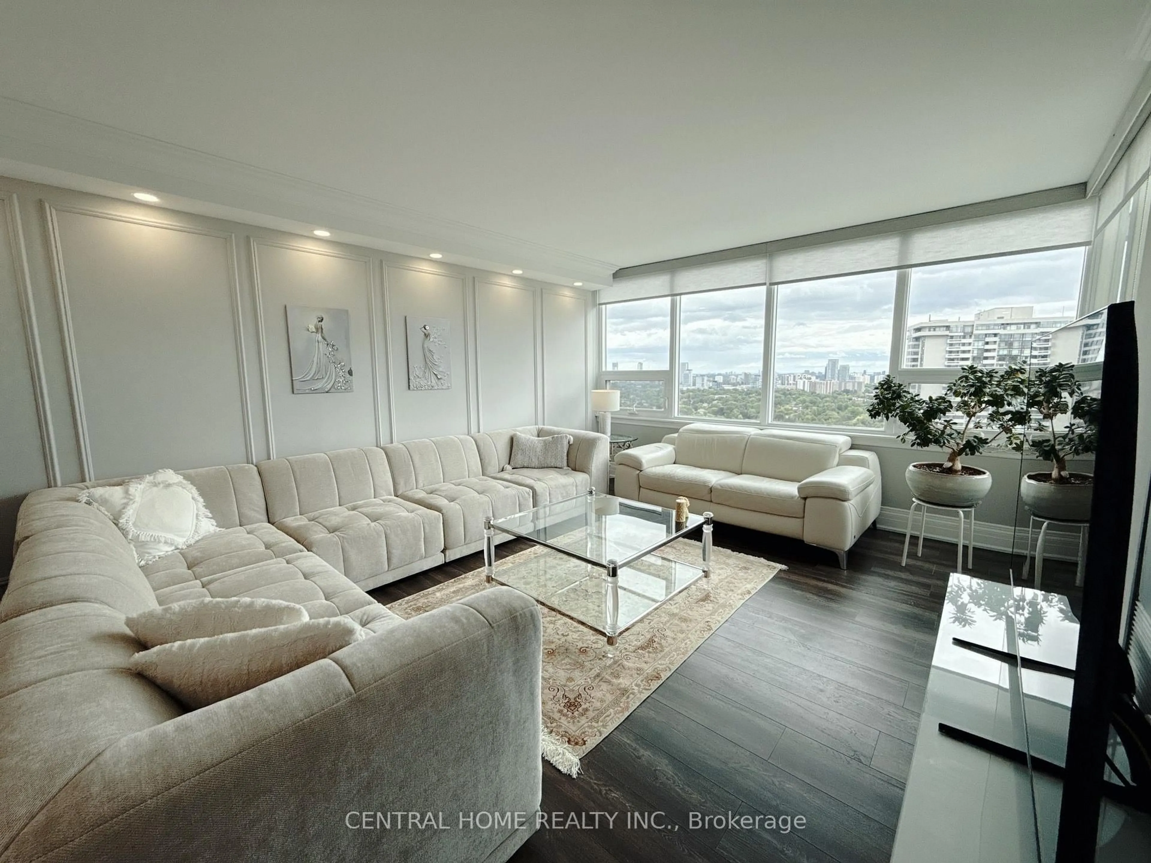 Living room with furniture, unknown for 55 Skymark Dr #2703, Toronto Ontario M2H 3N4
