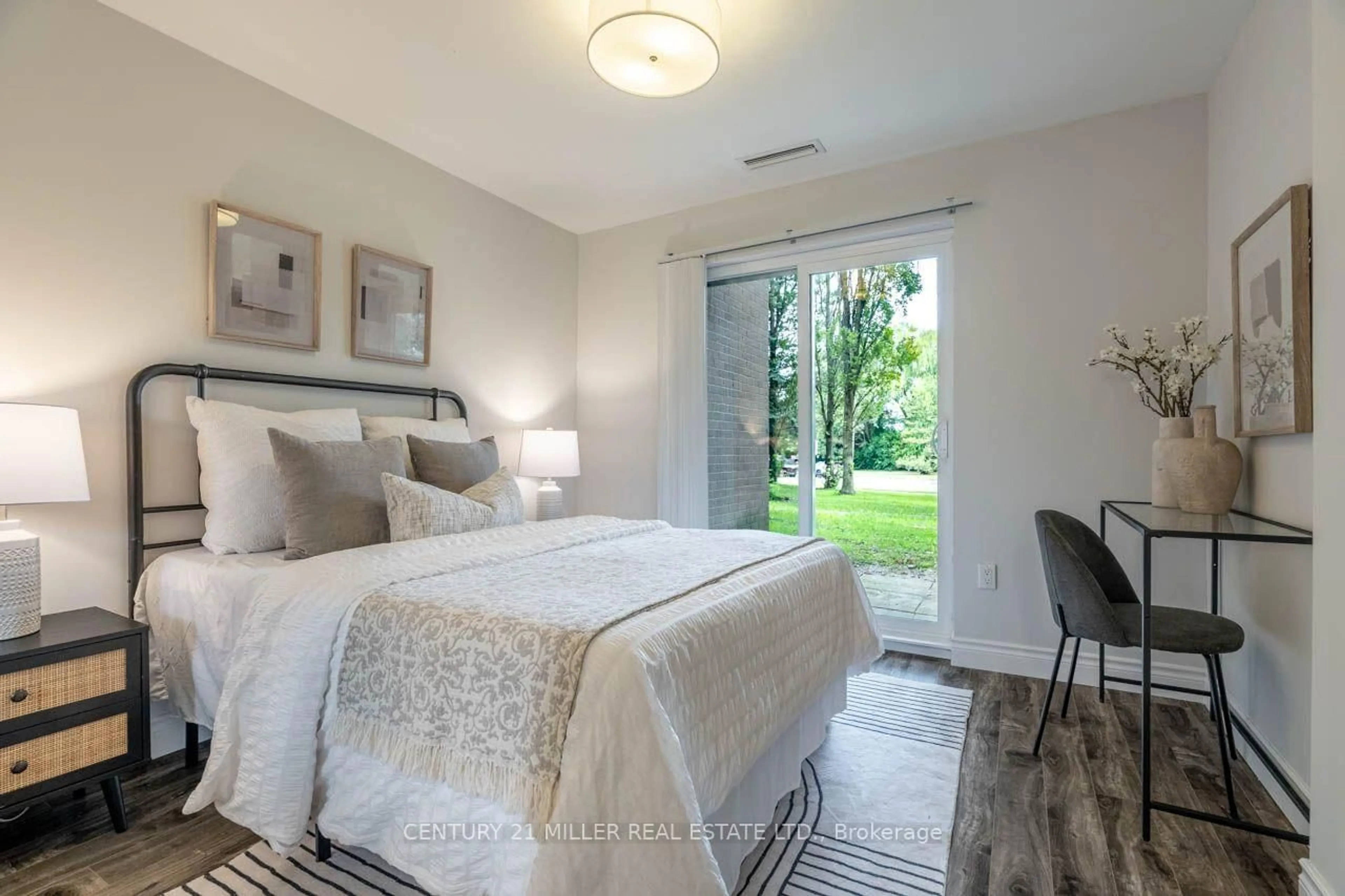 Bedroom with bed, unknown for 165 Cherokee Blvd #199, Toronto Ontario M2J 4T7