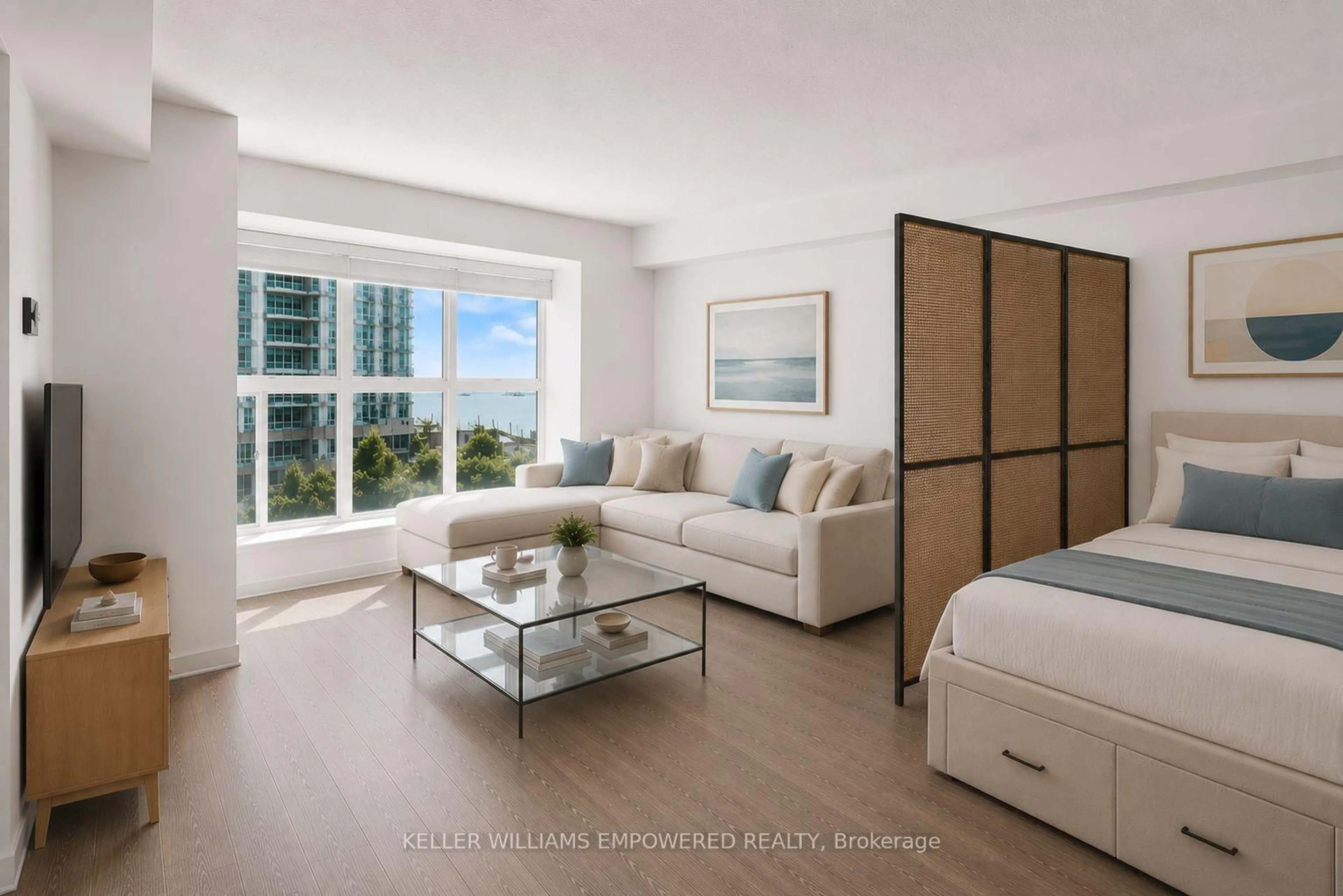 Living room with furniture, unknown for 77 Harbour Sq #1303, Toronto Ontario M5J 2S2