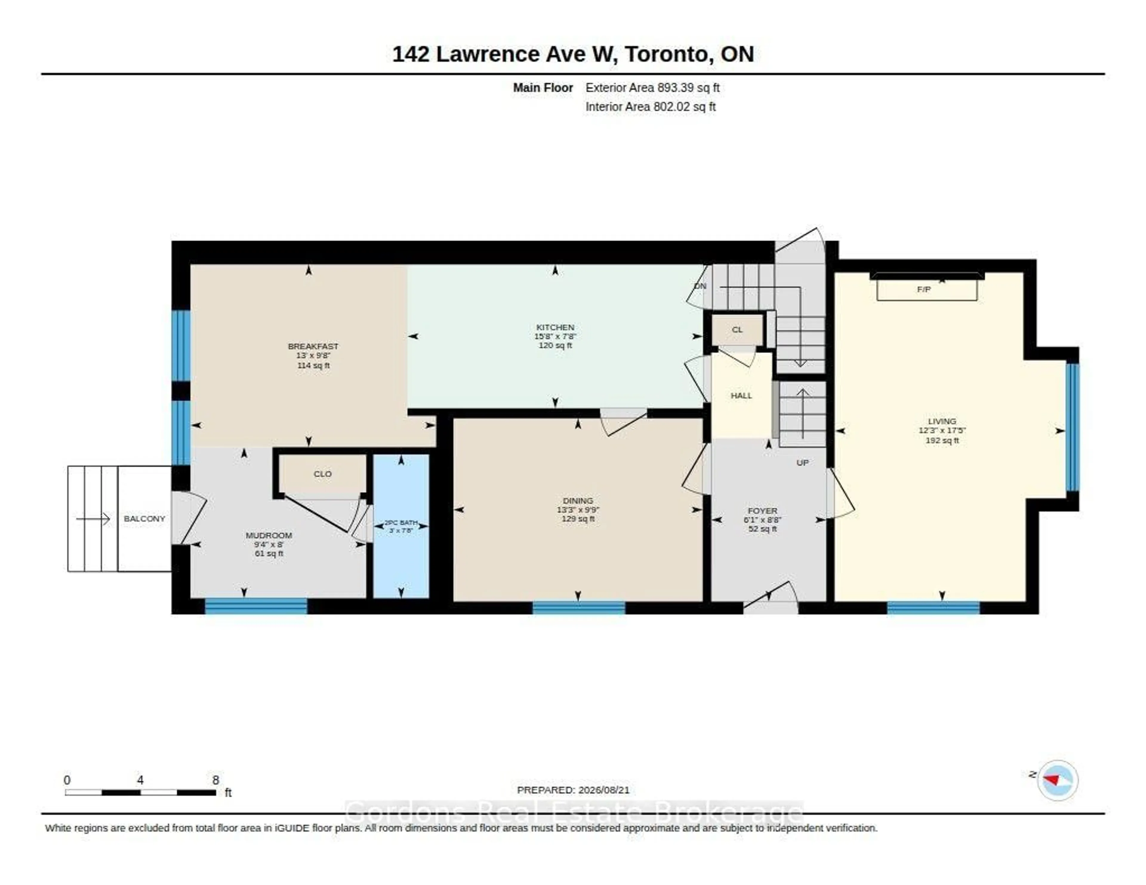 Floor plan for 142 Lawrence Ave, Toronto Ontario M5M 1A6