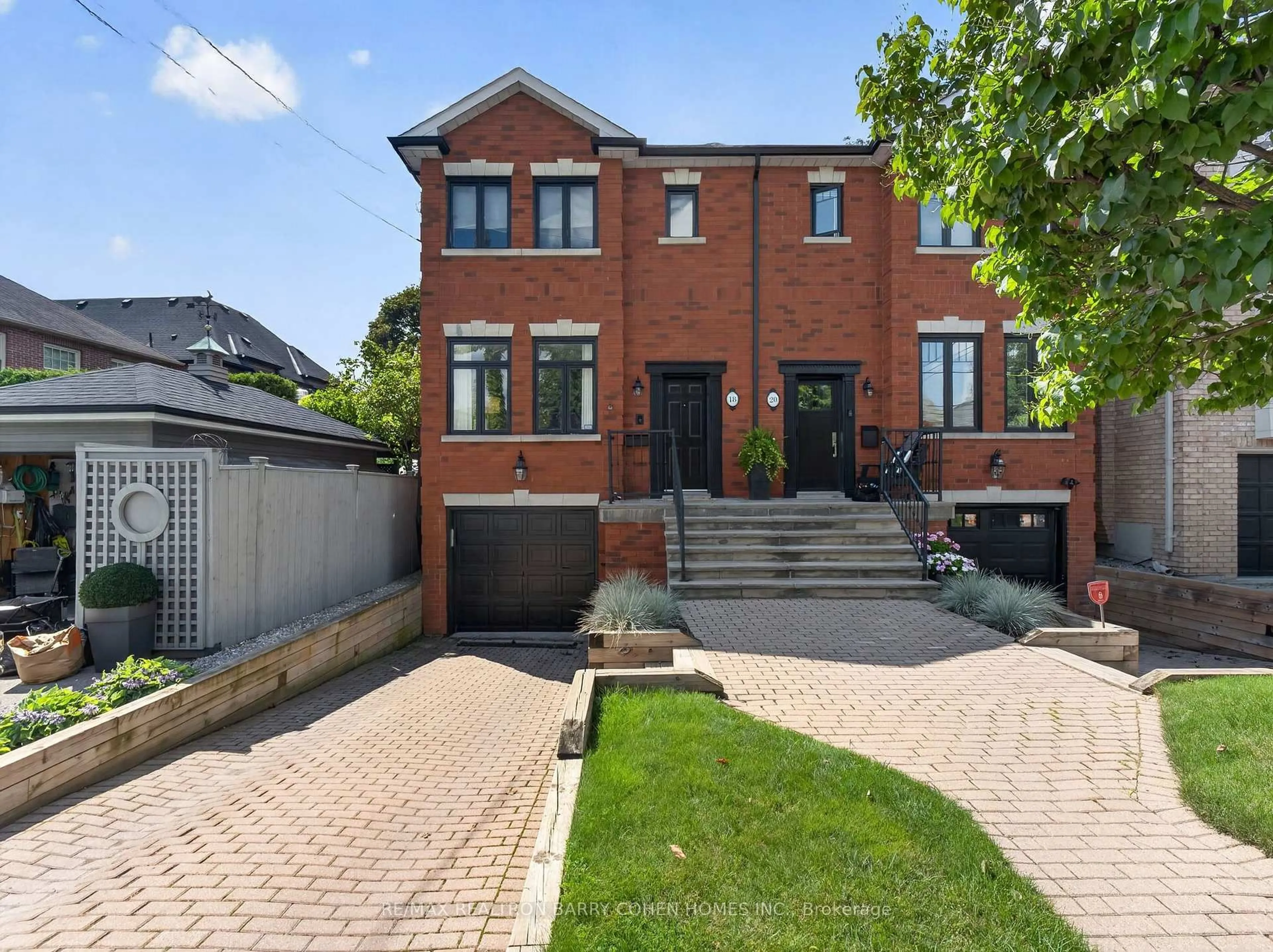 Home with brick exterior material, street for 18 Joicey Blvd, Toronto Ontario M5M 2S7