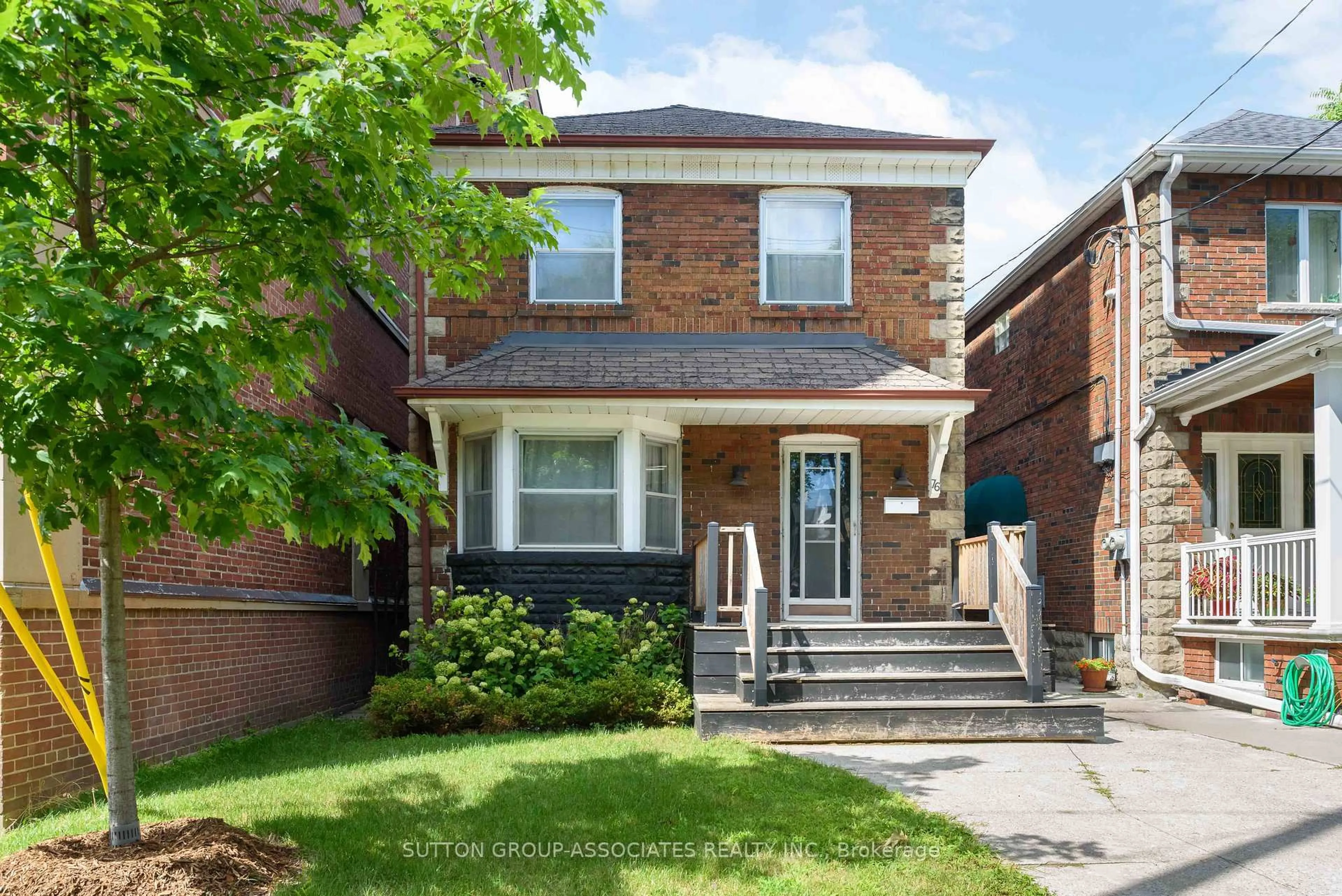 Home with brick exterior material, street for 76 St Annes Rd, Toronto Ontario M6J 3J9