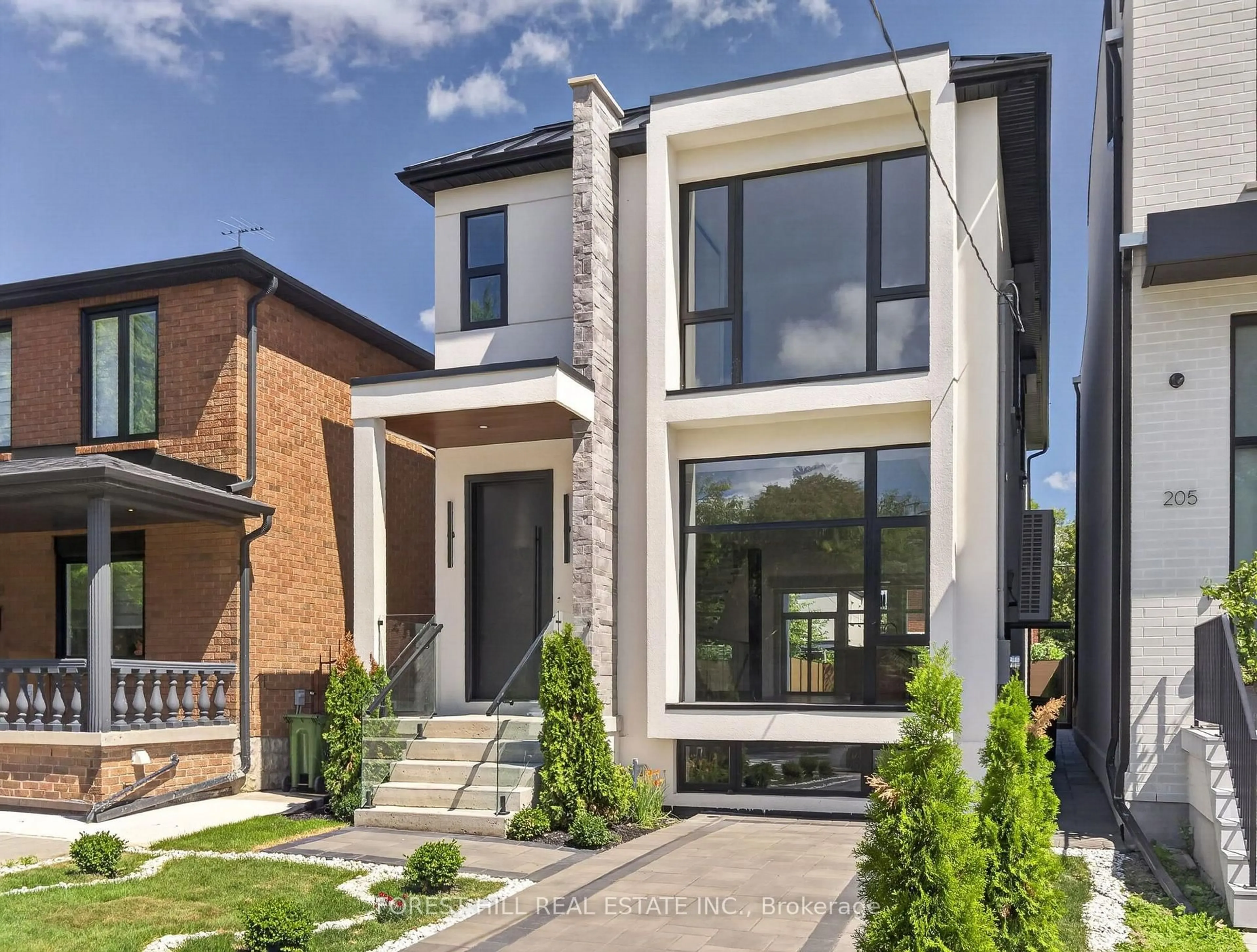 Home with brick exterior material, street for 207 Robina Ave, Toronto Ontario M6C 3Y9