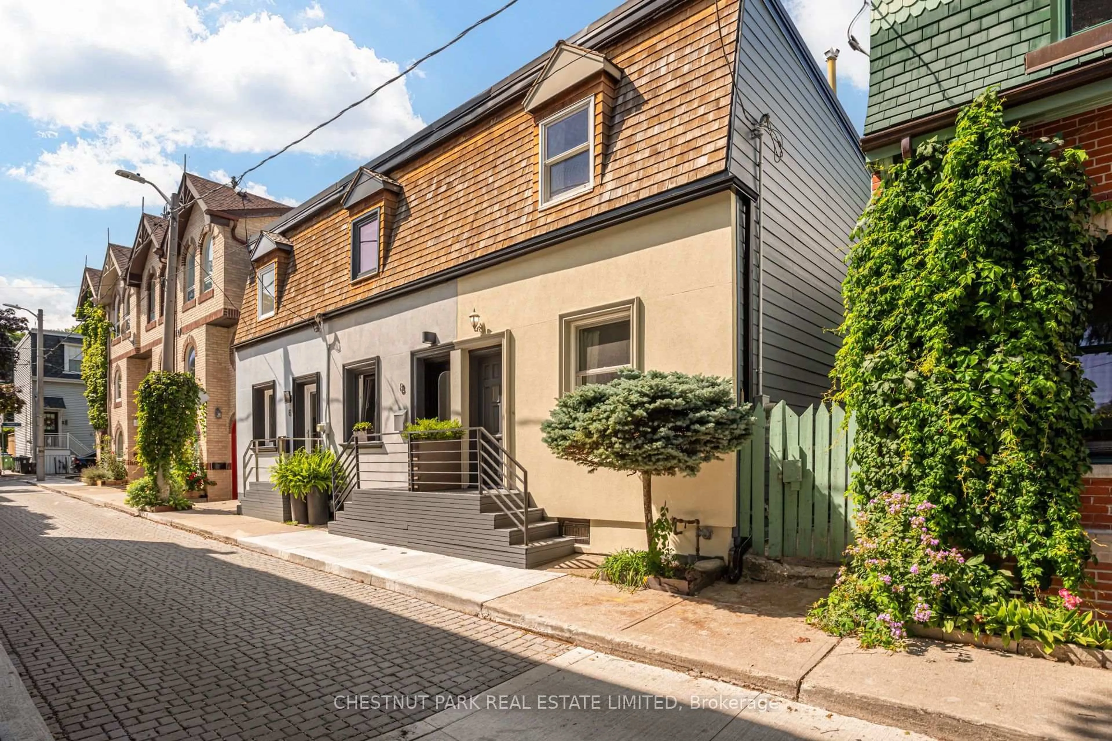 Home with brick exterior material, street for 10 Sackville Pl, Toronto Ontario M4X 1A4