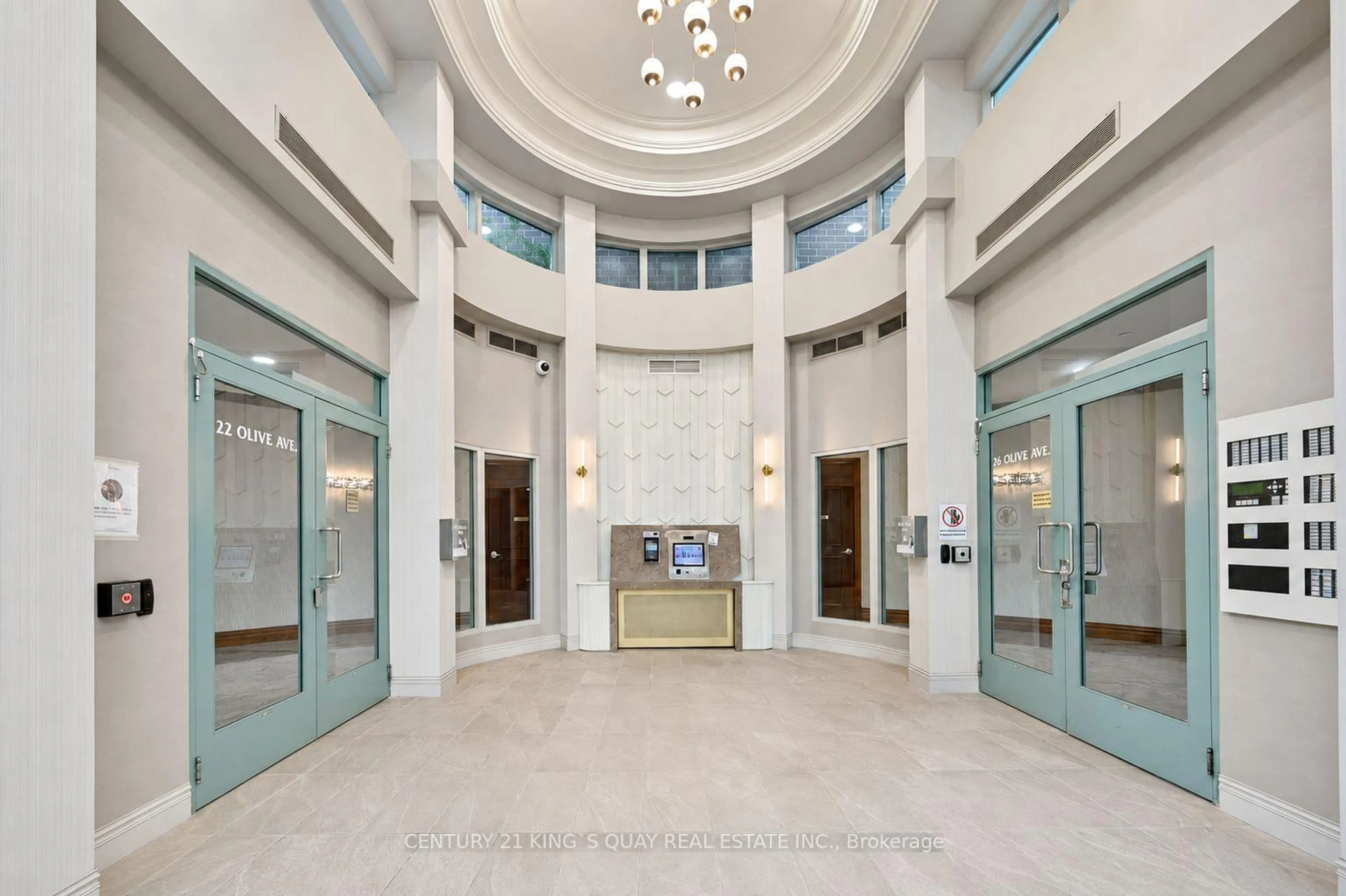 Indoor foyer for 26 Olive Ave #503, Toronto Ontario M2N 7G7