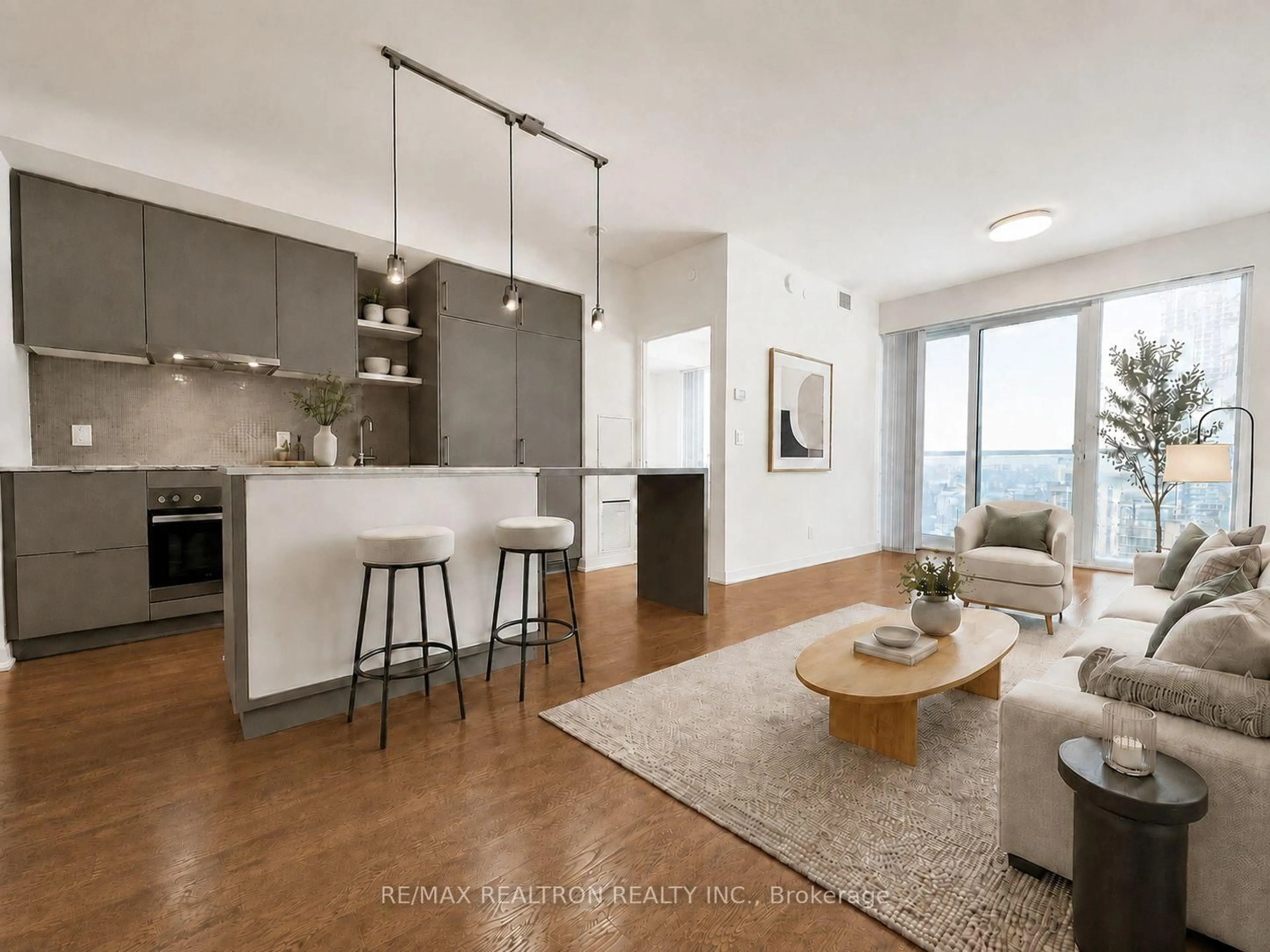 Open concept kitchen, unknown for 100 Harbour St #5806, Toronto Ontario M5J 1B7