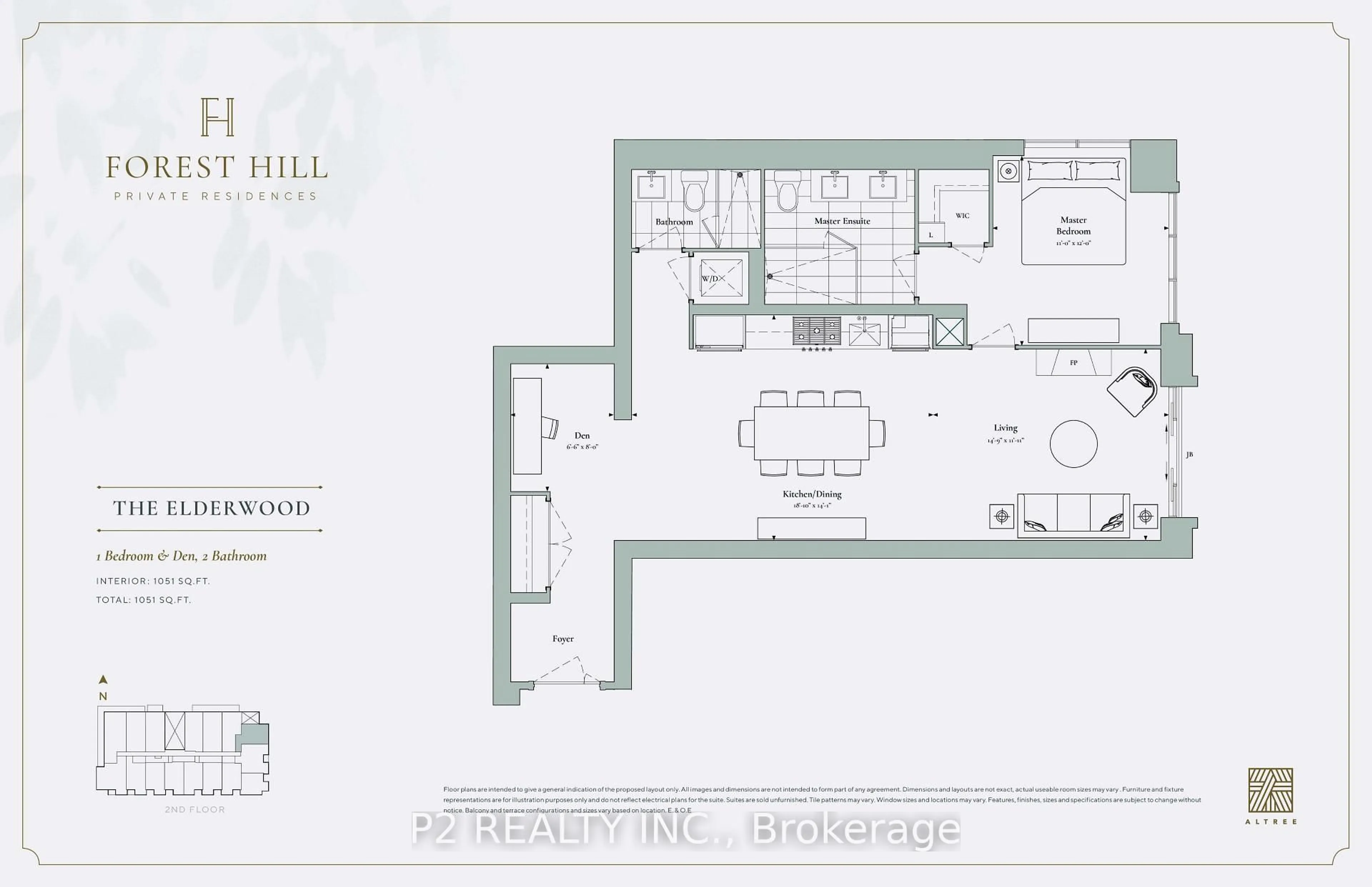 Floor plan for 2 Forest Hill Rd #204, Toronto Ontario M4V 2L3