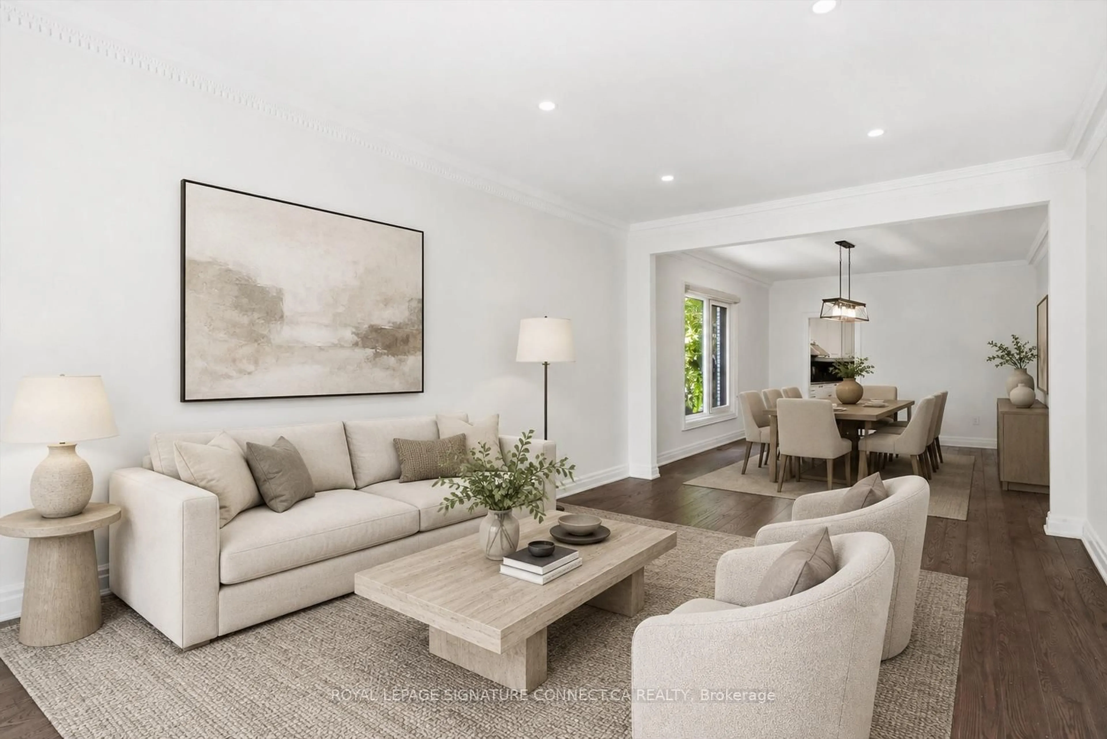 Living room with furniture, unknown for 6 Lailey Cres, Toronto Ontario M2N 4G9