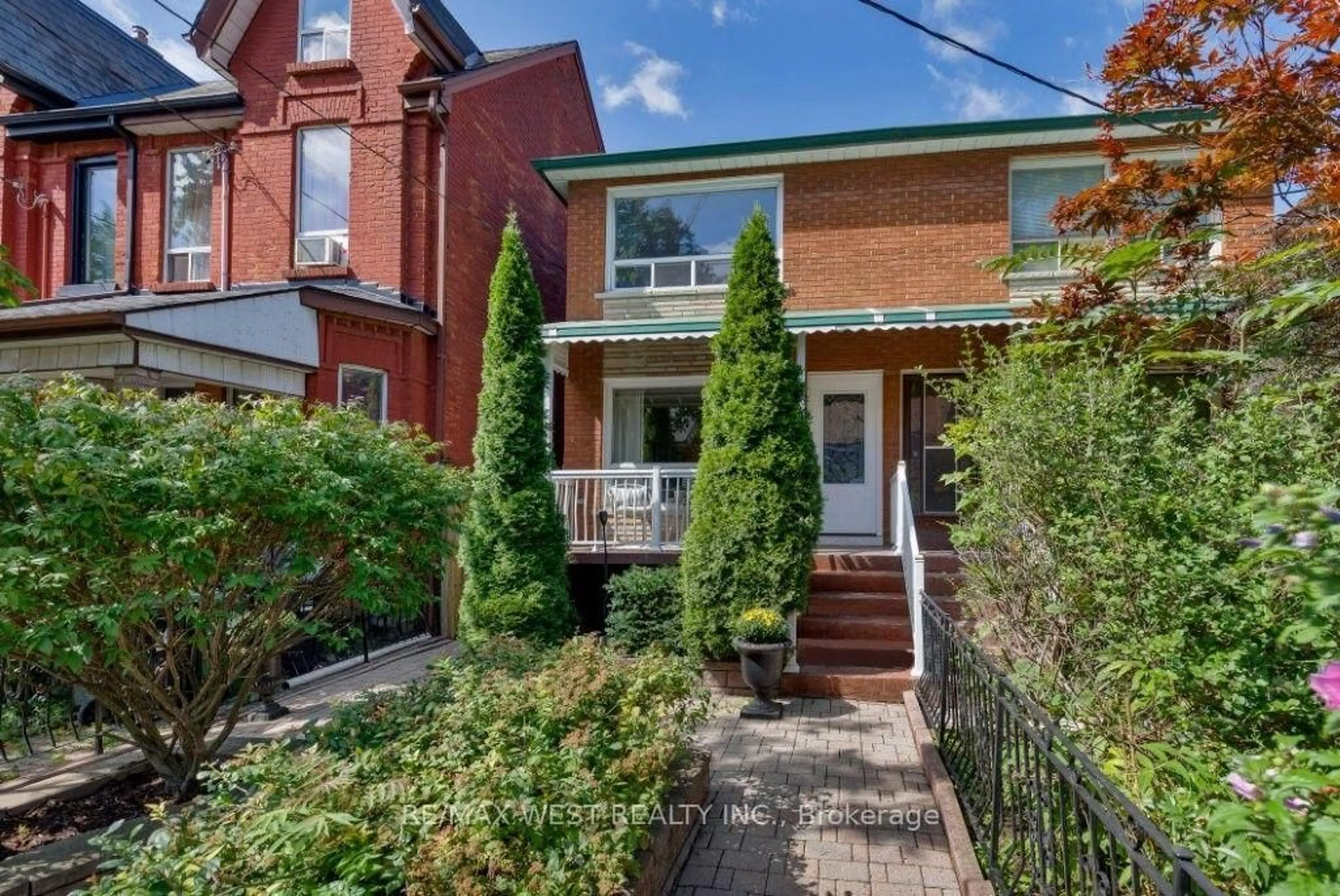 Home with brick exterior material, street for 214 Markham St, Toronto Ontario M6J 2G6