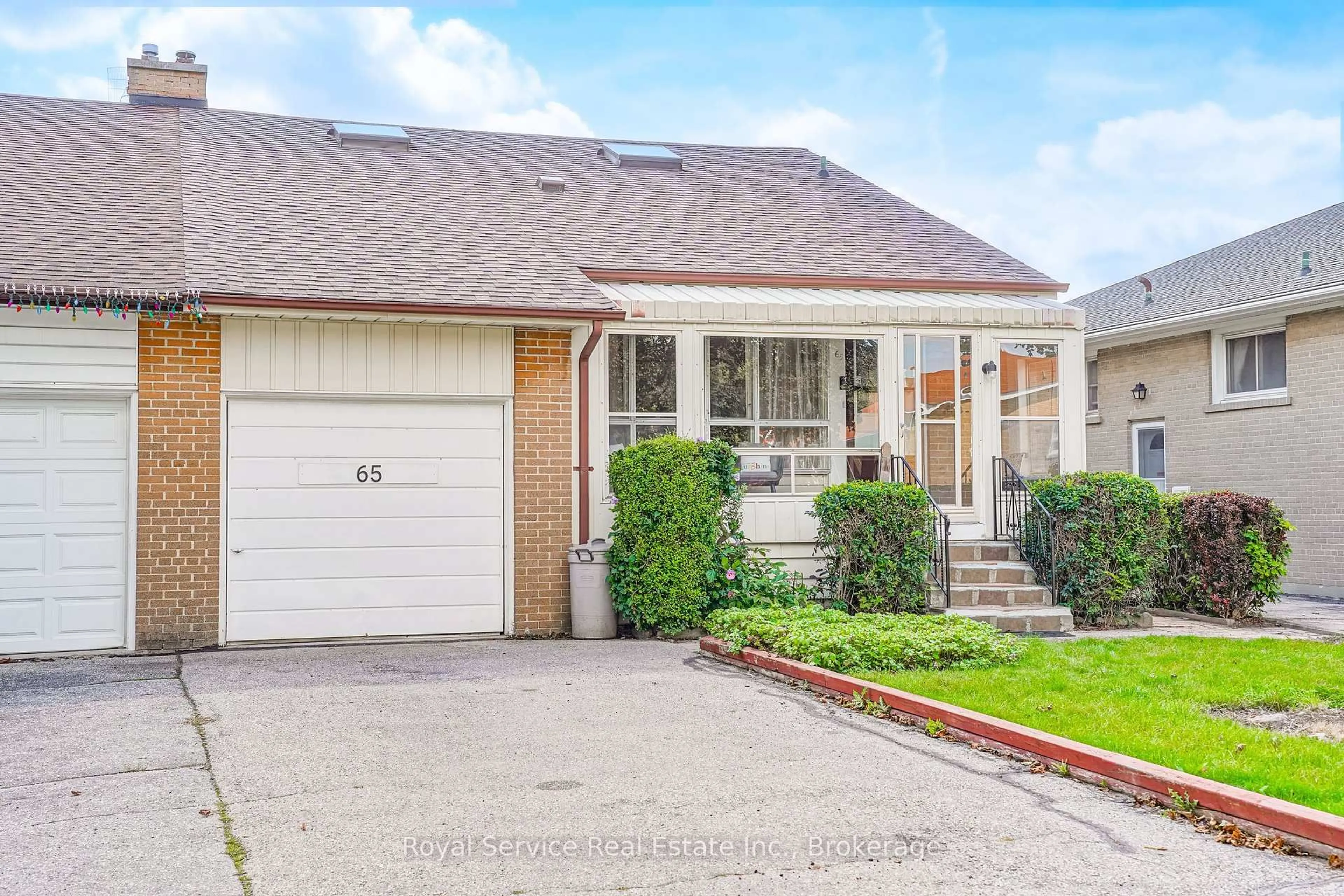 Home with vinyl exterior material, street for 65 Combermere Dr, Toronto Ontario M3A 2W4