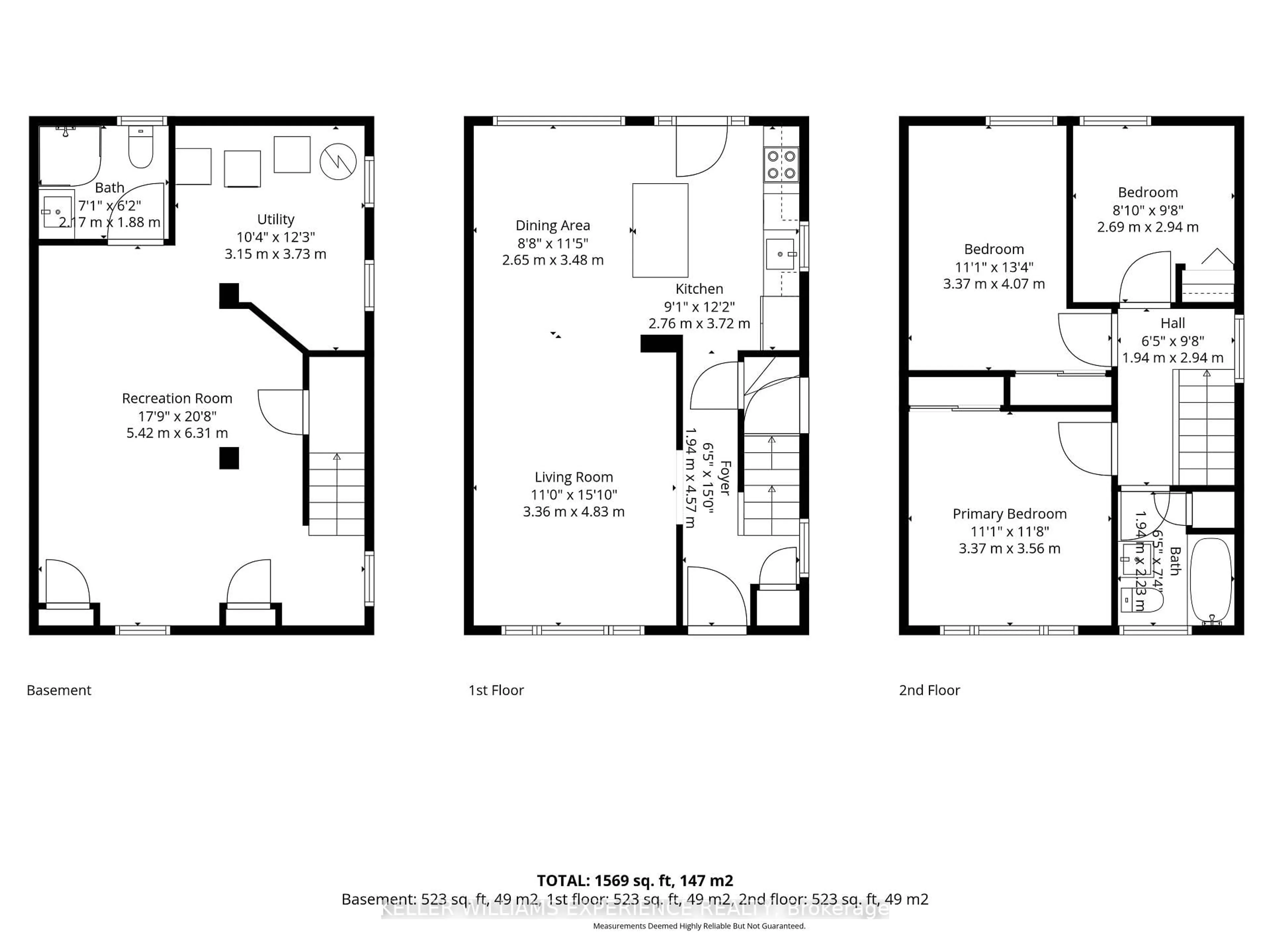 Floor plan for 260 Donlea Dr, Toronto Ontario M4G 2N2