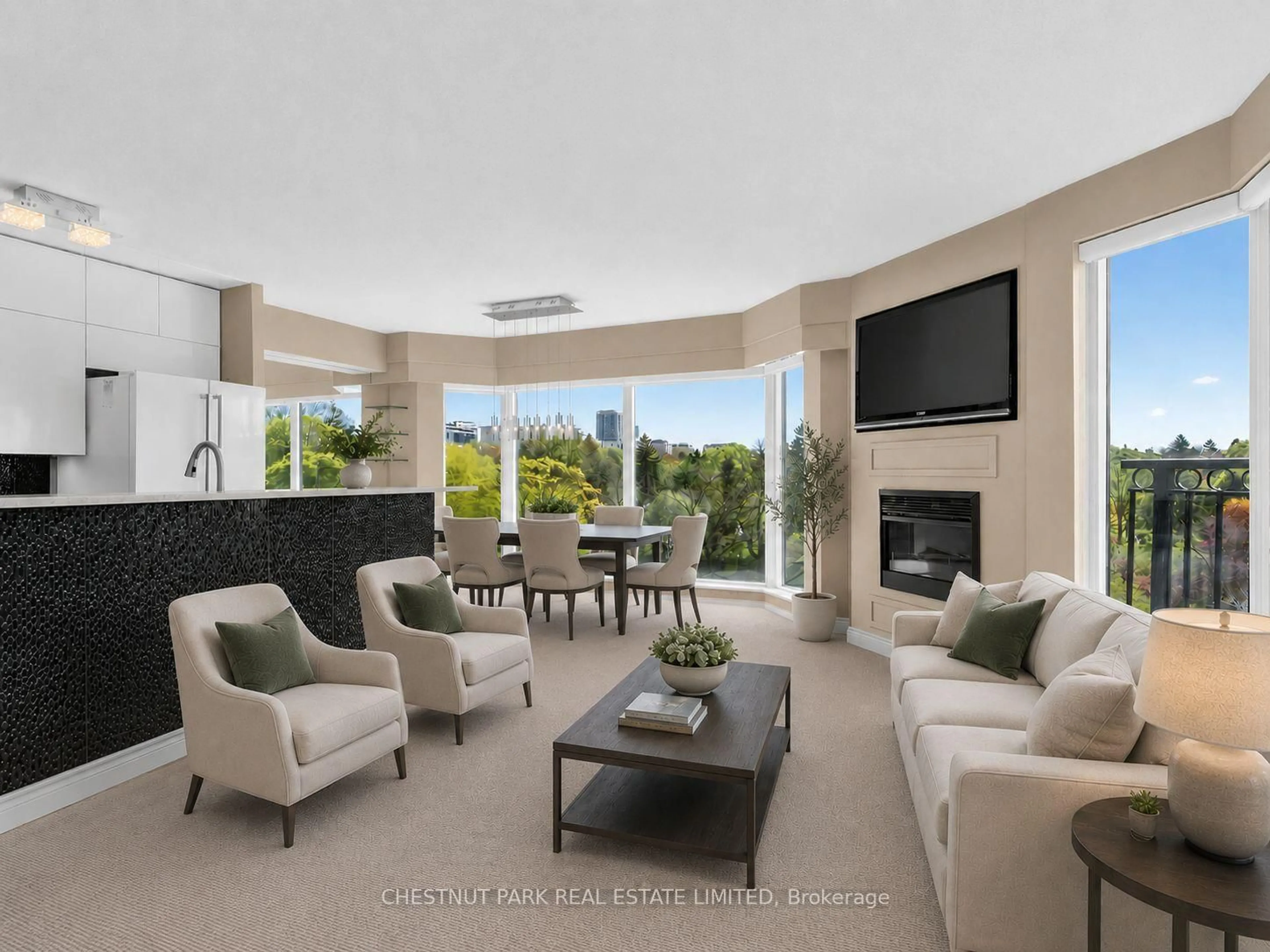 Living room with furniture, unknown for 97 Lawton Blvd #502, Toronto Ontario M4V 1Z6