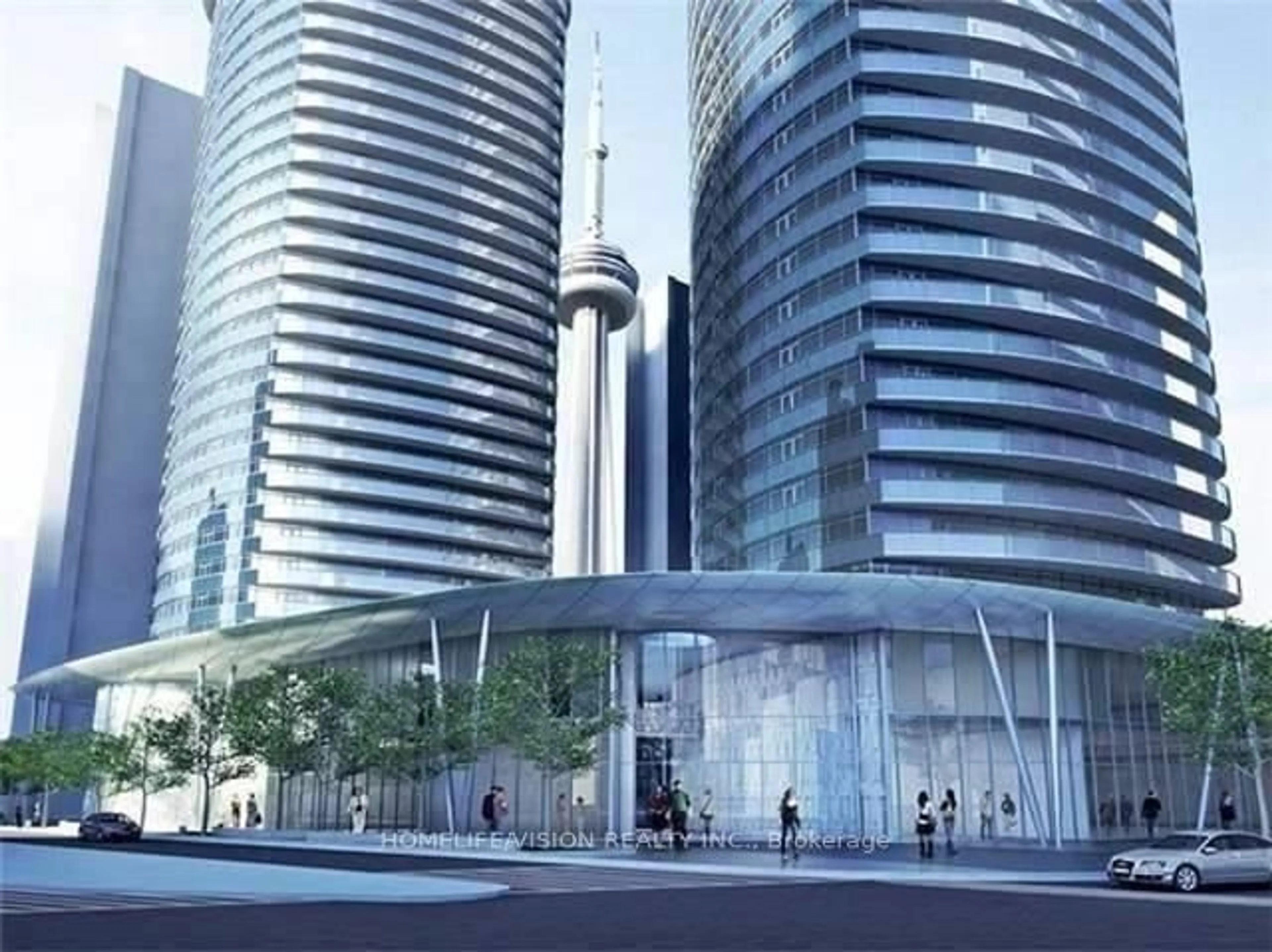 Indoor foyer for 14 York St #1601, Toronto Ontario M5J 0B1