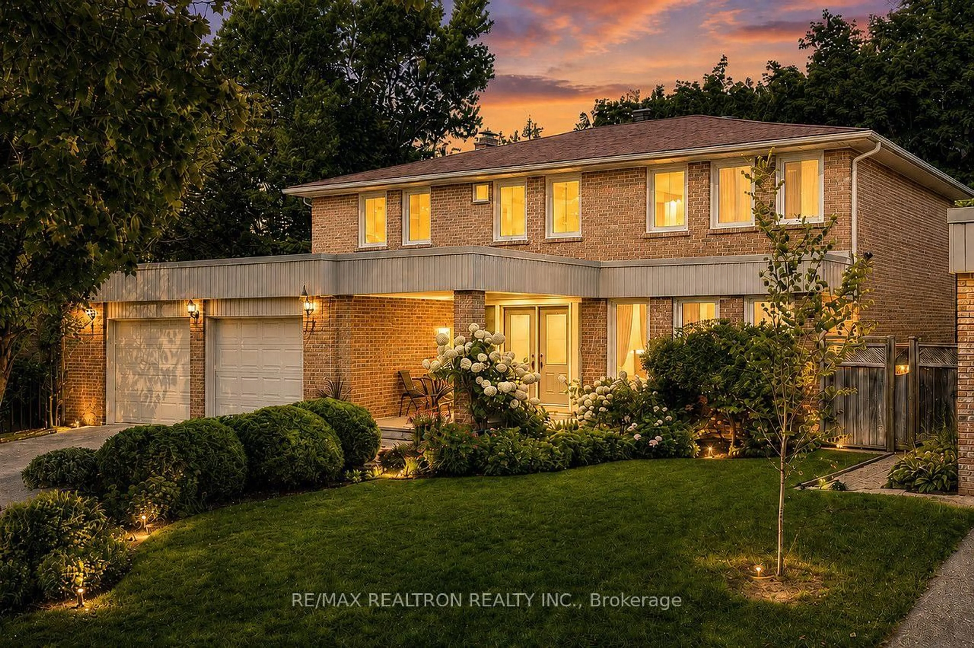 Home with brick exterior material, street for 77 Mossgrove Tr, Toronto Ontario M2L 2W2