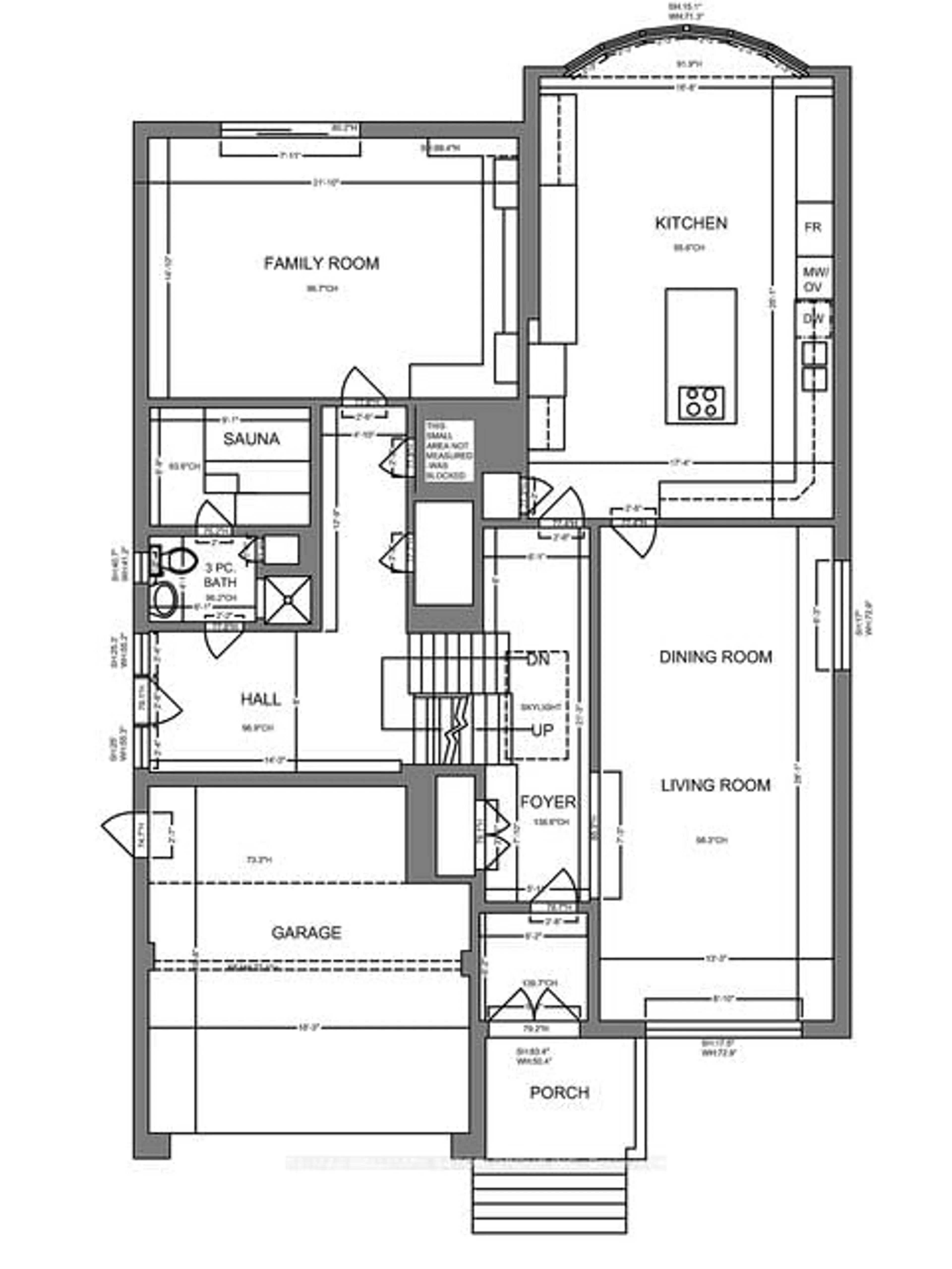 Floor plan for 64 Prue Ave, Toronto Ontario M6B 1R5