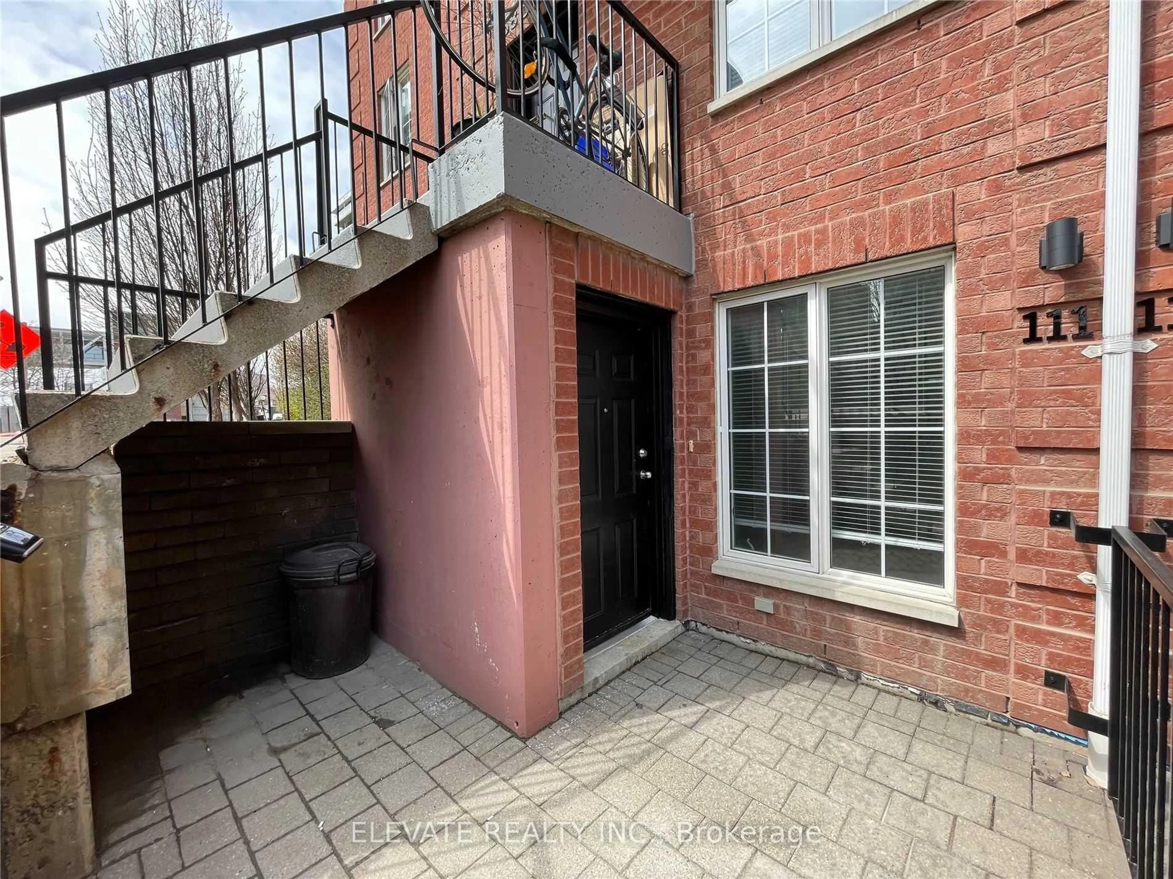 Balcony in the apartment, street for 68 Douro St #111, Toronto Ontario M6K 3N4