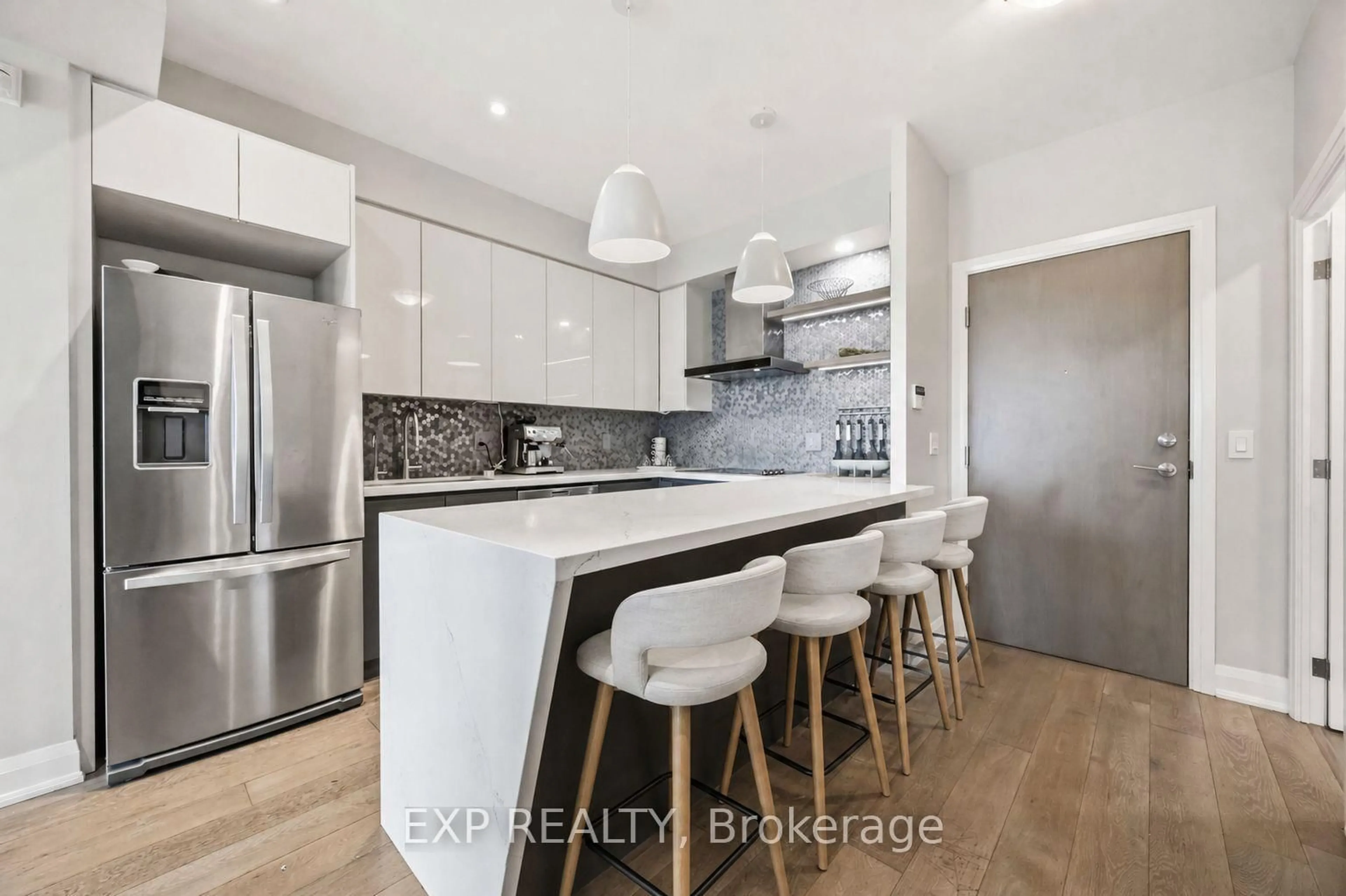 Contemporary kitchen, unknown for 160 Vanderhoof Ave #TH106, Toronto Ontario M4G 0B7