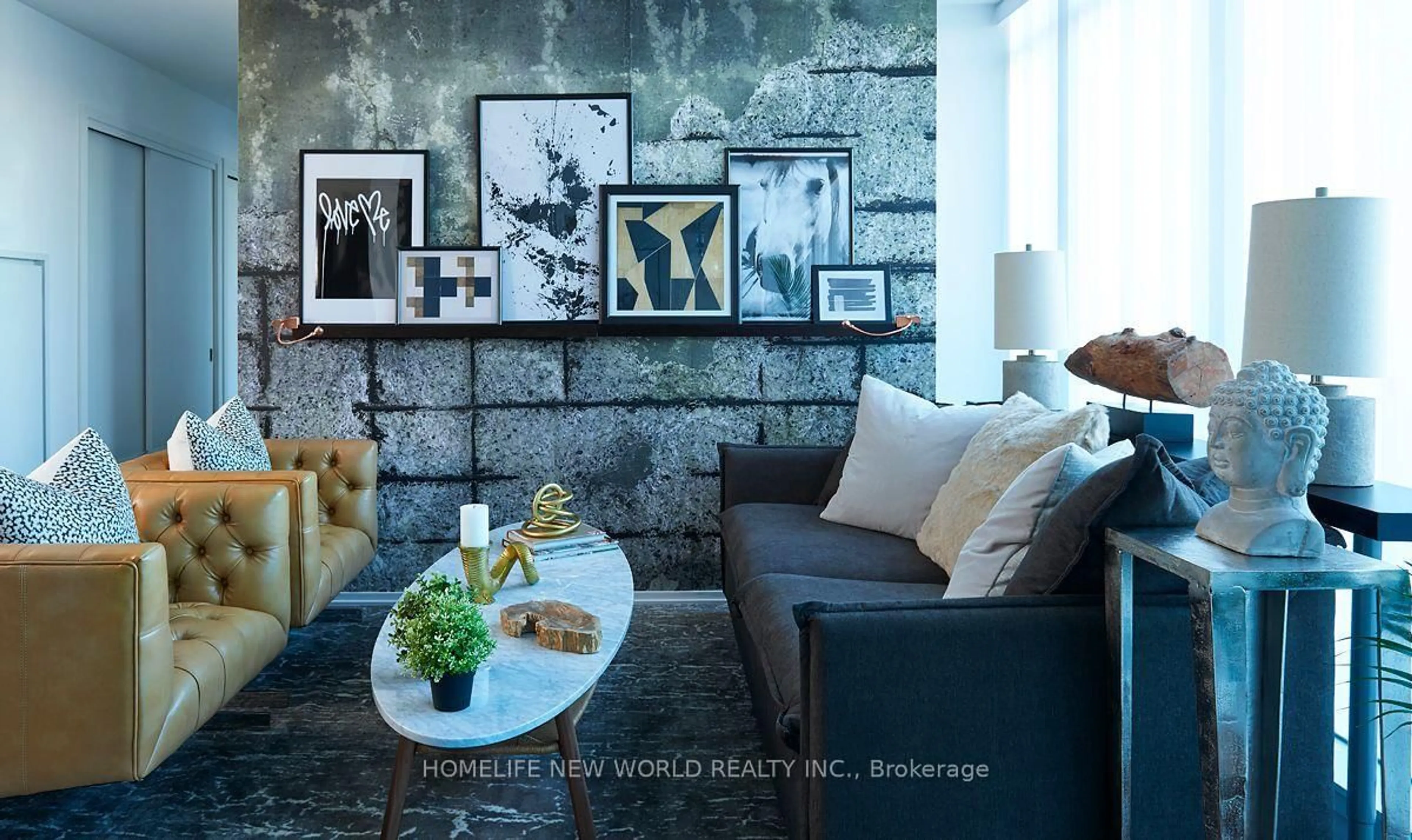 Living room with furniture, unknown for 783 Bathurst St #803, Toronto Ontario M5S 0A8