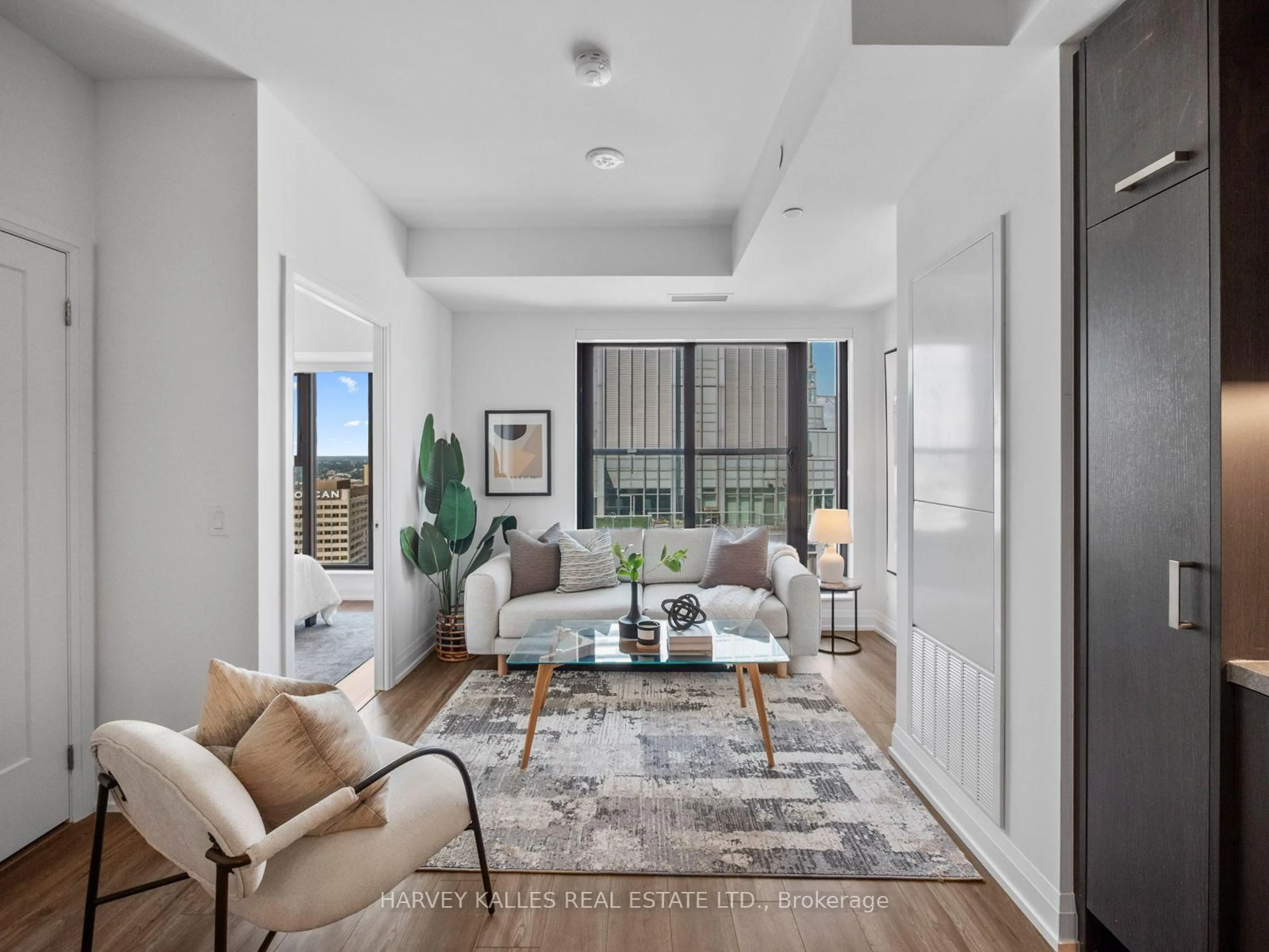 Living room with furniture, unknown for 20 Soudan Ave #3609, Toronto Ontario M4S 0E2