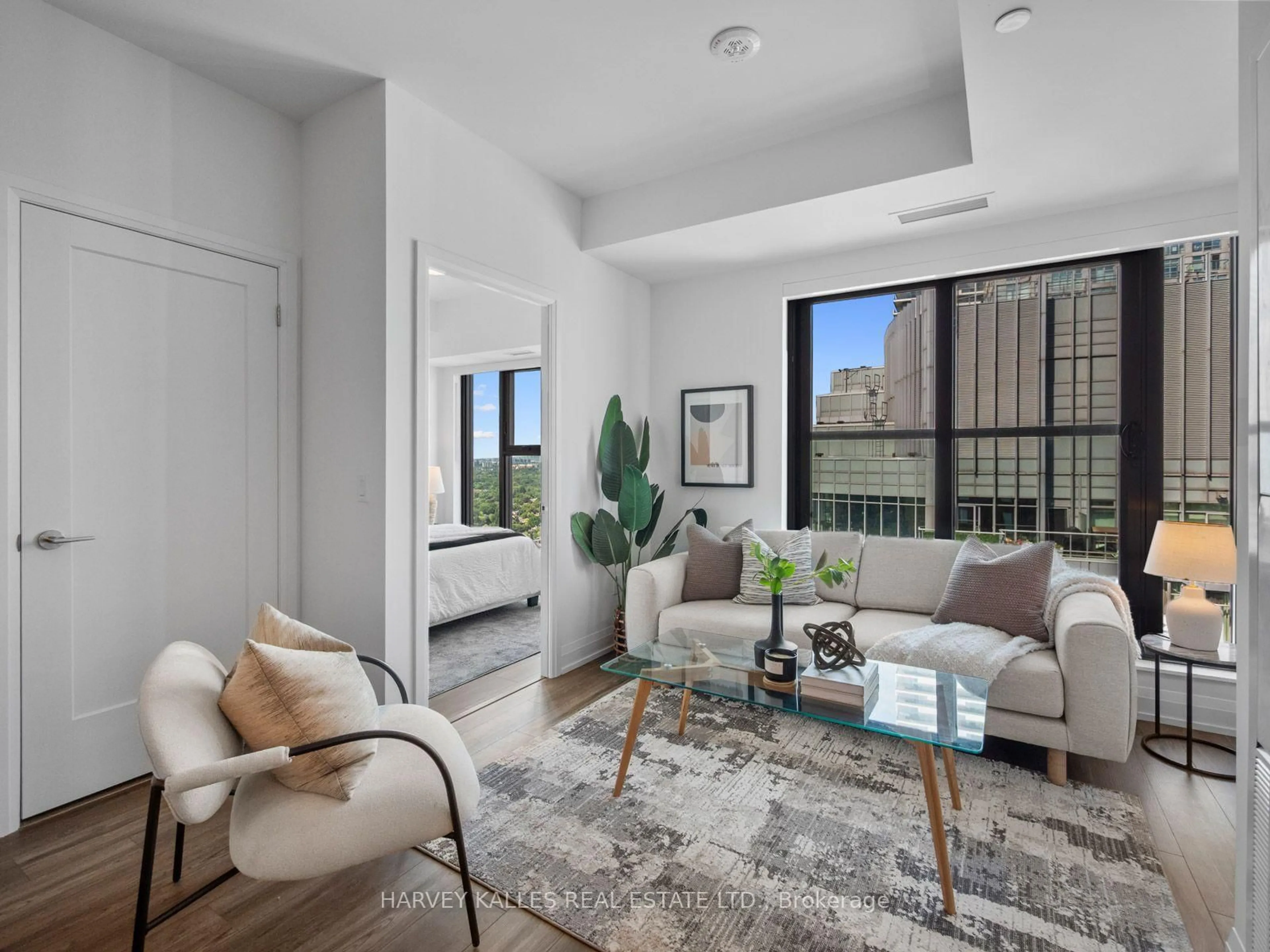 Living room with furniture, unknown for 20 Soudan Ave #3609, Toronto Ontario M4S 0E2