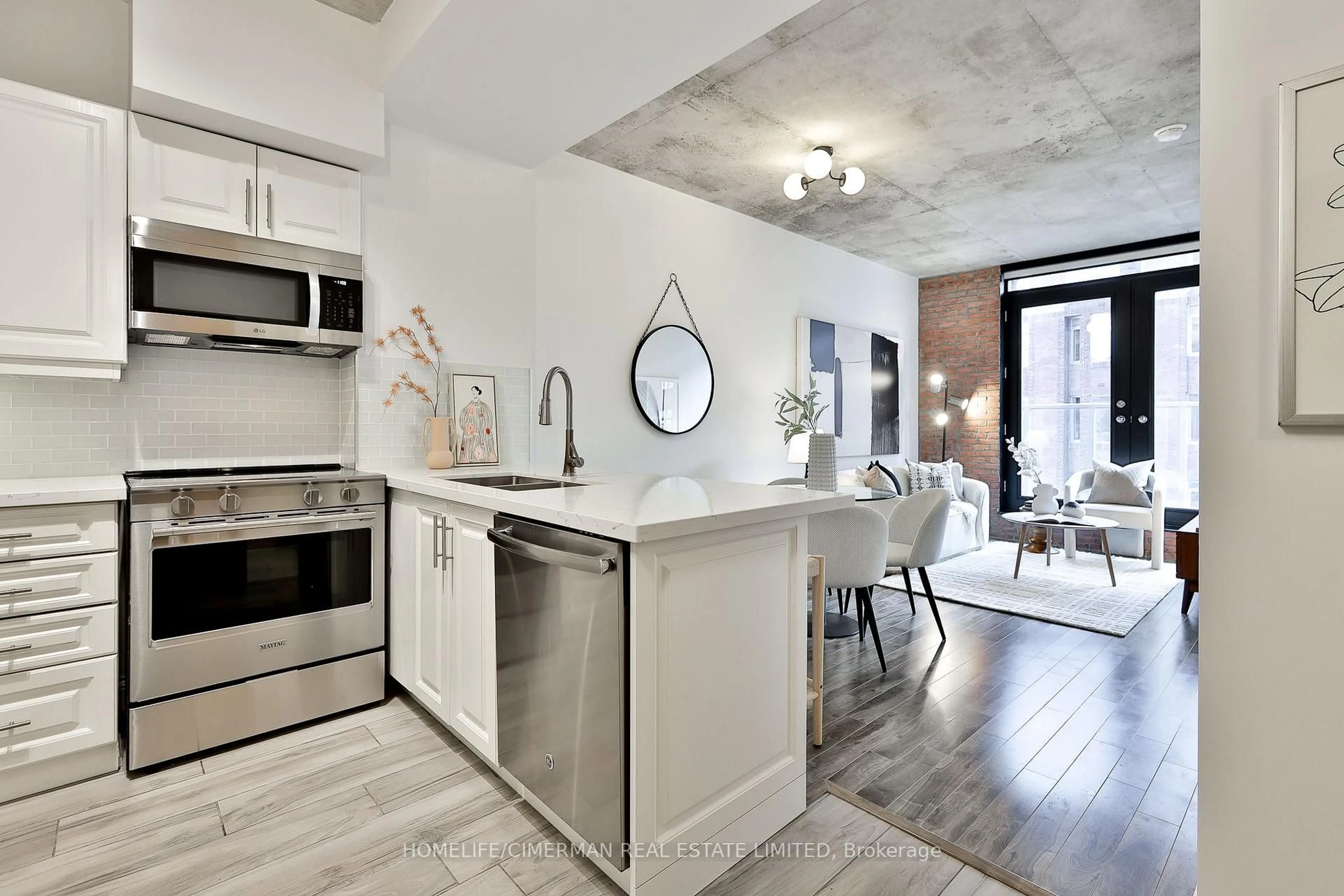 Open concept kitchen, unknown for 36 Charlotte St #503, Toronto Ontario M5V 3P7