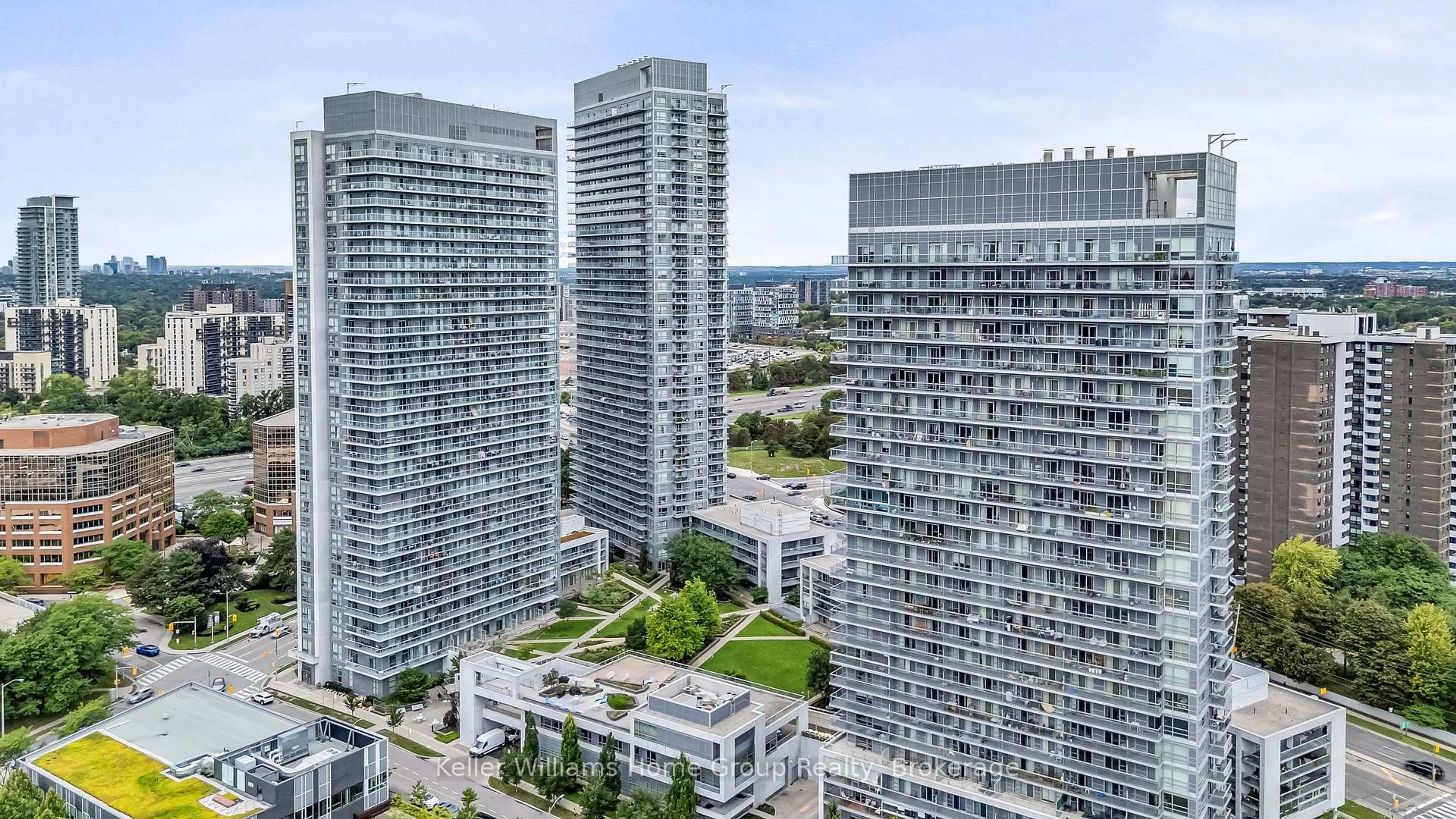A pic from outside/outdoor area/front of a property/back of a property/a pic from drone, city buildings view from balcony for 2015 Sheppard Ave #3410, Toronto Ontario M2J 0B3