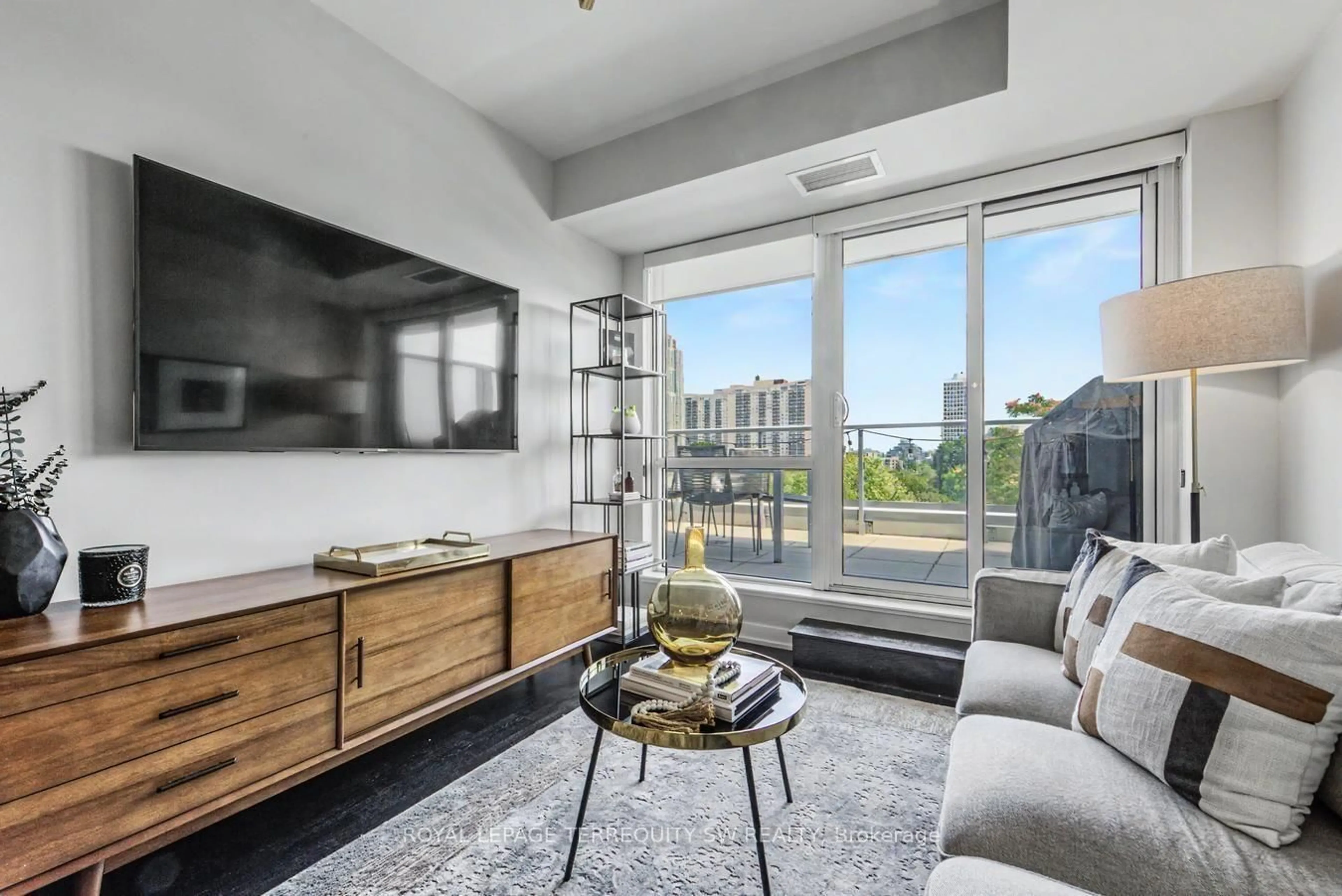 Living room with furniture, unknown for 501 St. Clair Ave #510, Toronto Ontario M5P 0A2