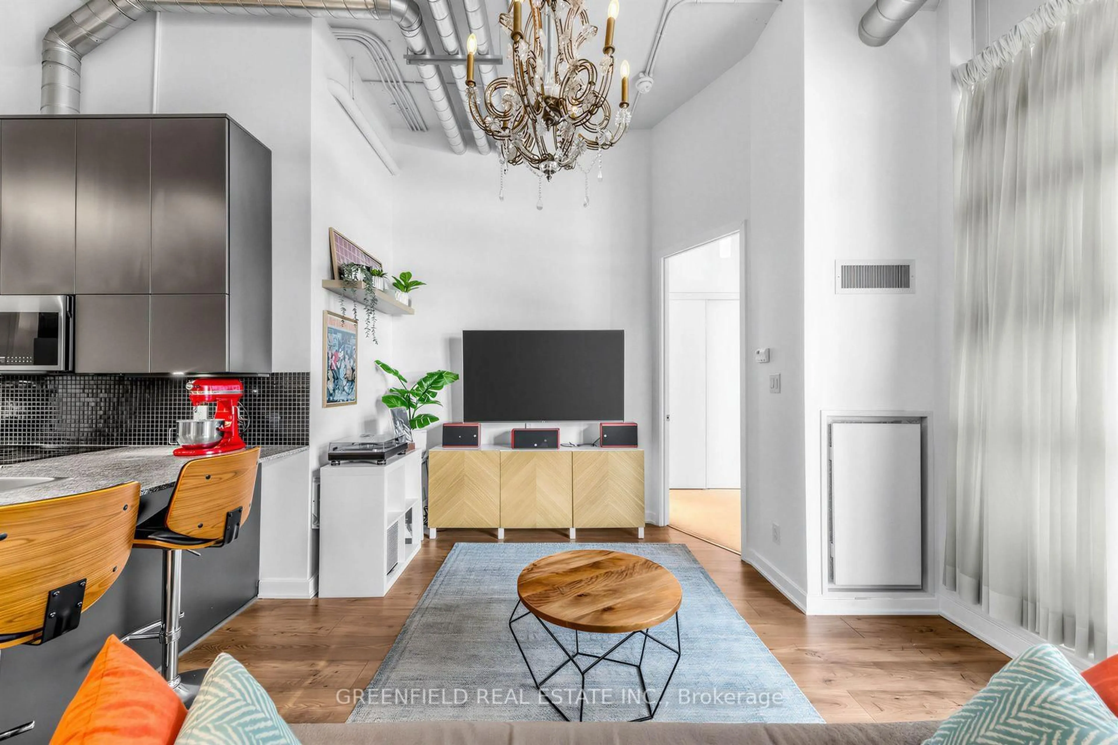 Living room with furniture, unknown for 380 Macpherson Ave #410, Toronto Ontario M4V 3E3