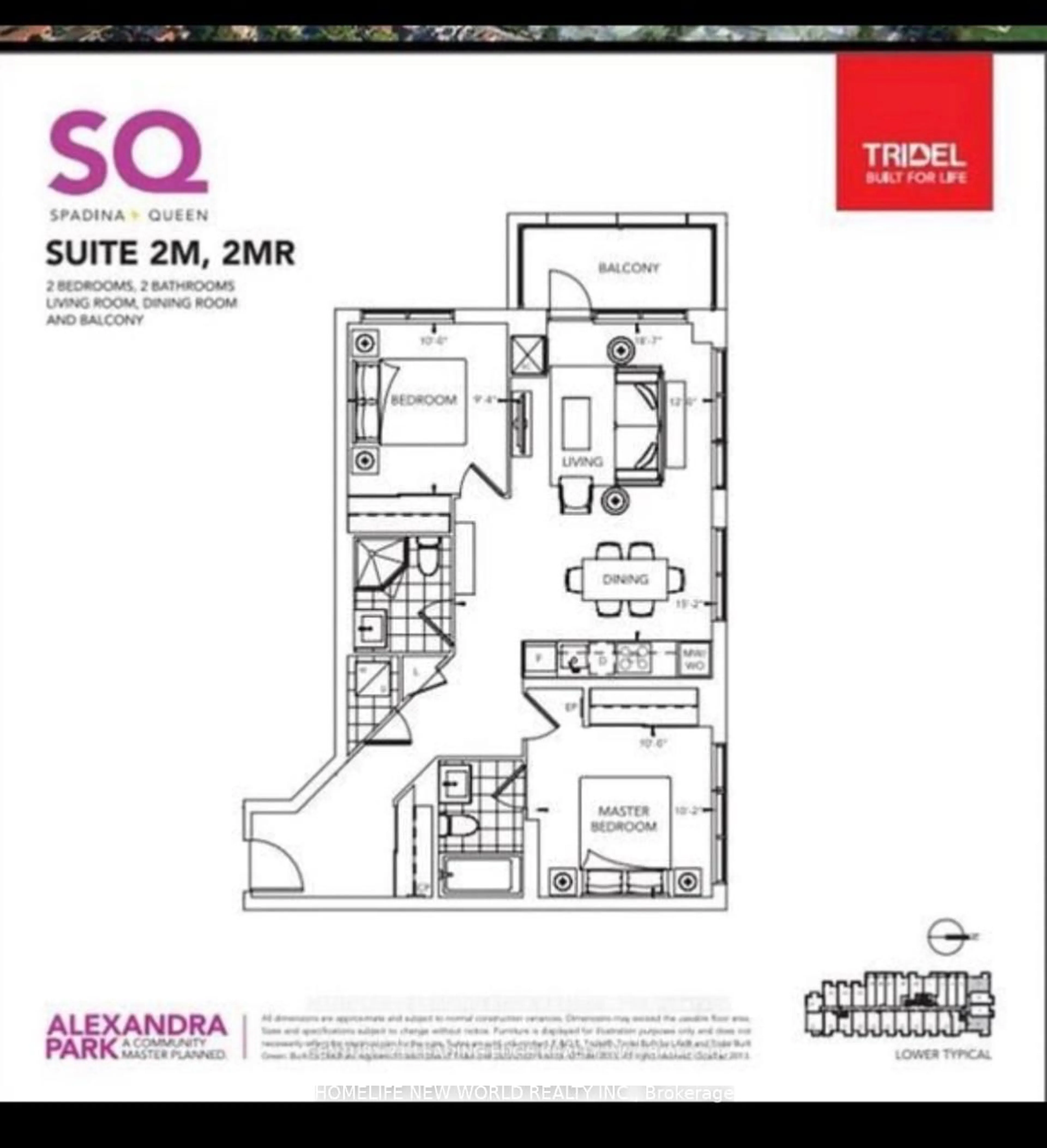 Floor plan for 38 Cameron St #308, Toronto Ontario M5T 0C3