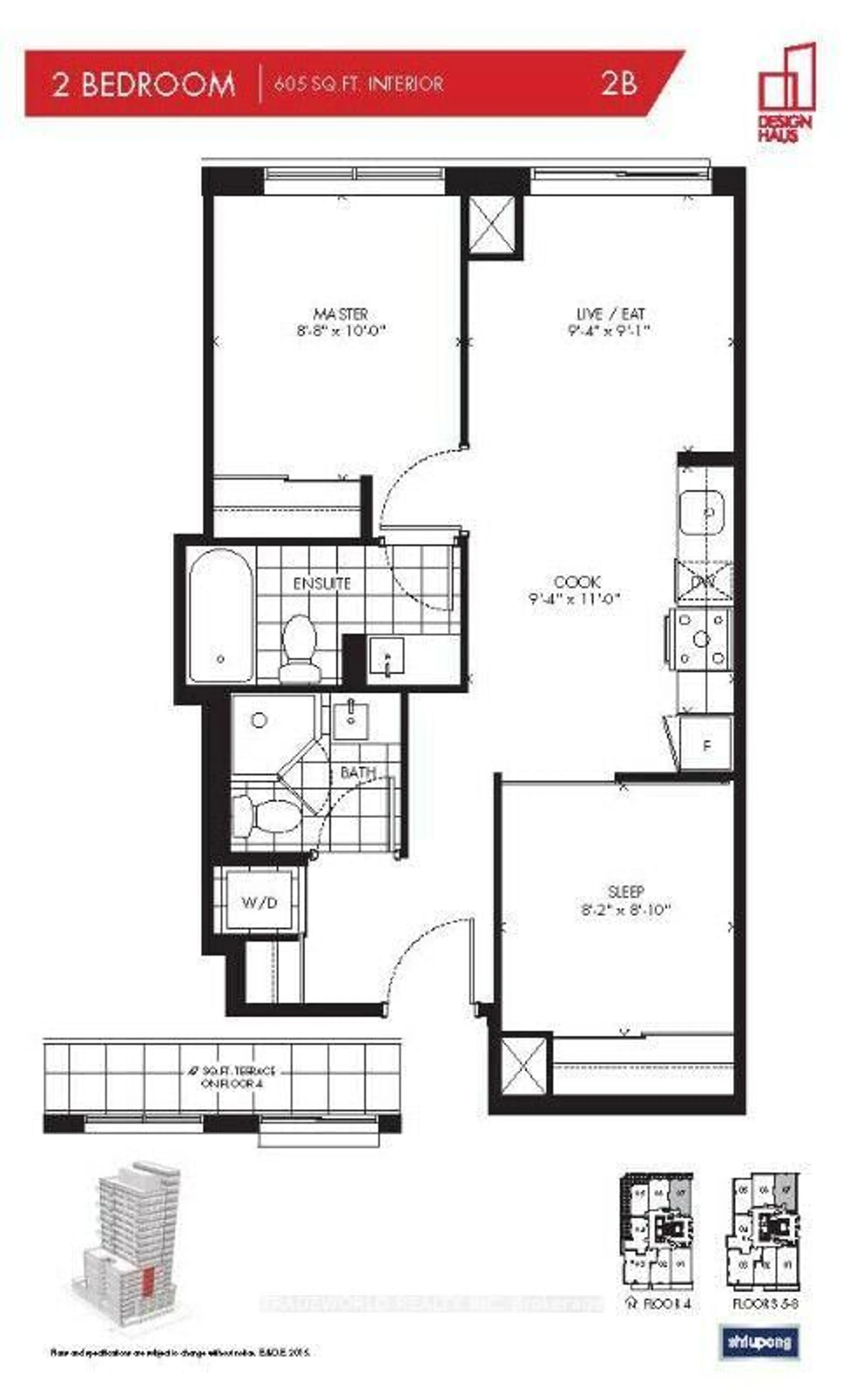 Floor plan for 181 Huron St #707, Toronto Ontario M5T 0C1