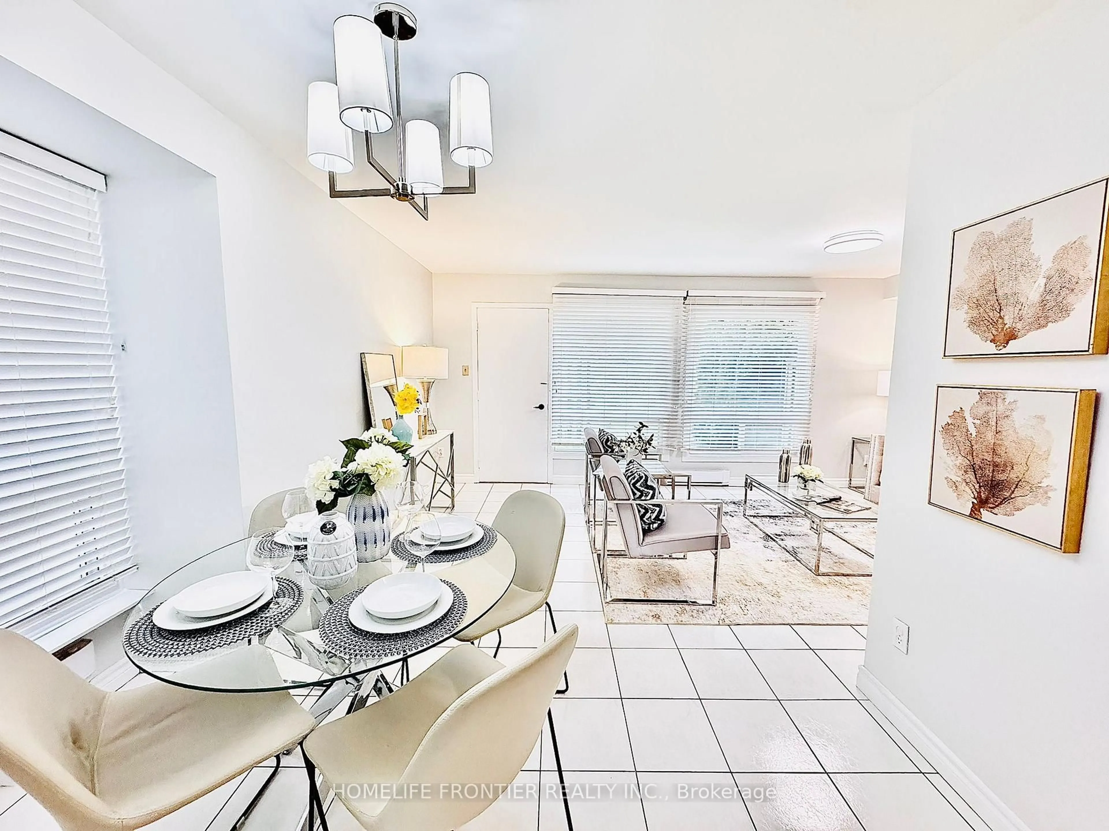 Dining room, ceramic/tile floor for 133 Thorny Vine Way, Toronto Ontario M2J 4J4