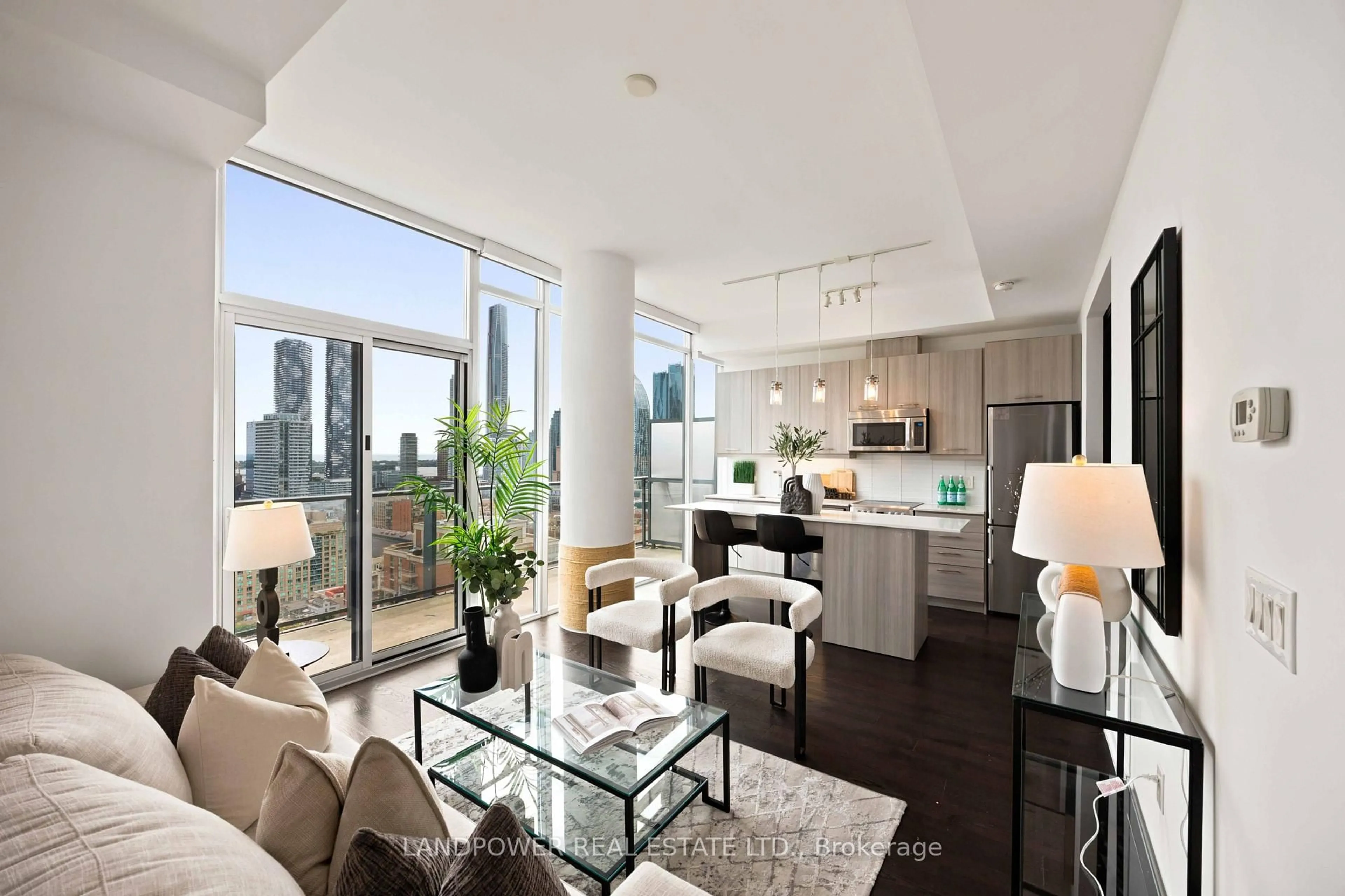 Living room with furniture, unknown for 105 George St #PH6, Toronto Ontario M5A 2N4