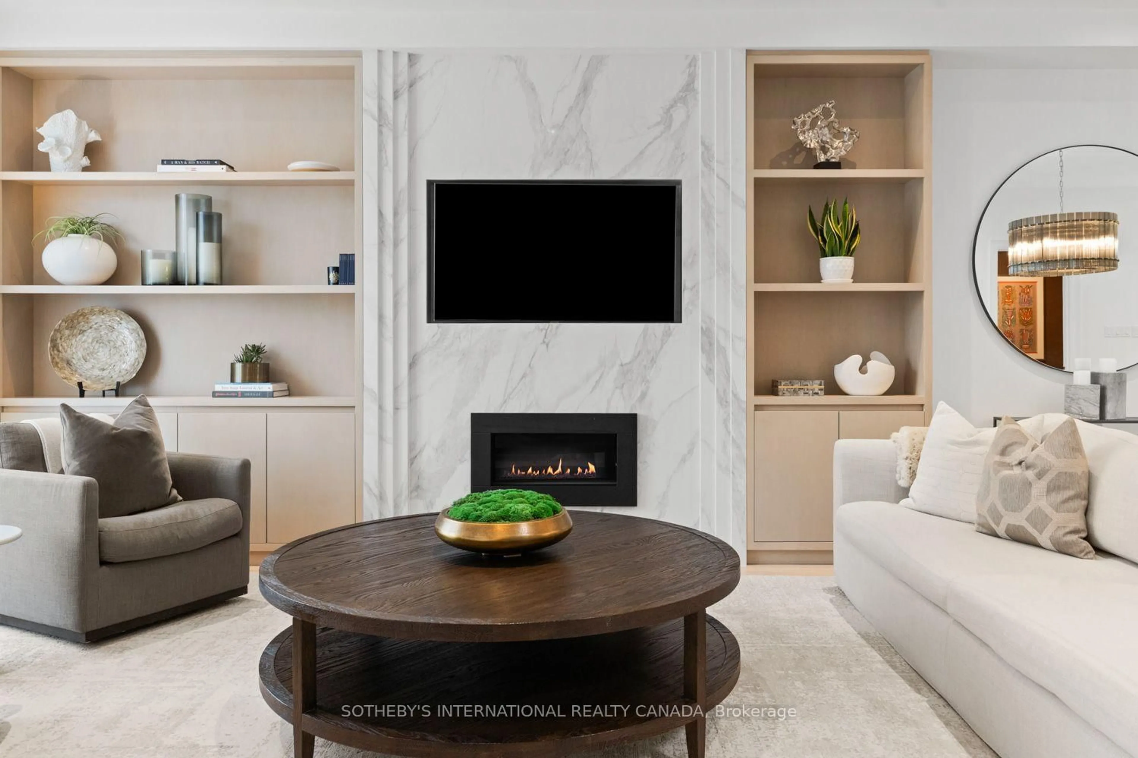Living room with furniture, ceramic/tile floor for 177 Arlington Ave, Toronto Ontario M6C 2Z4