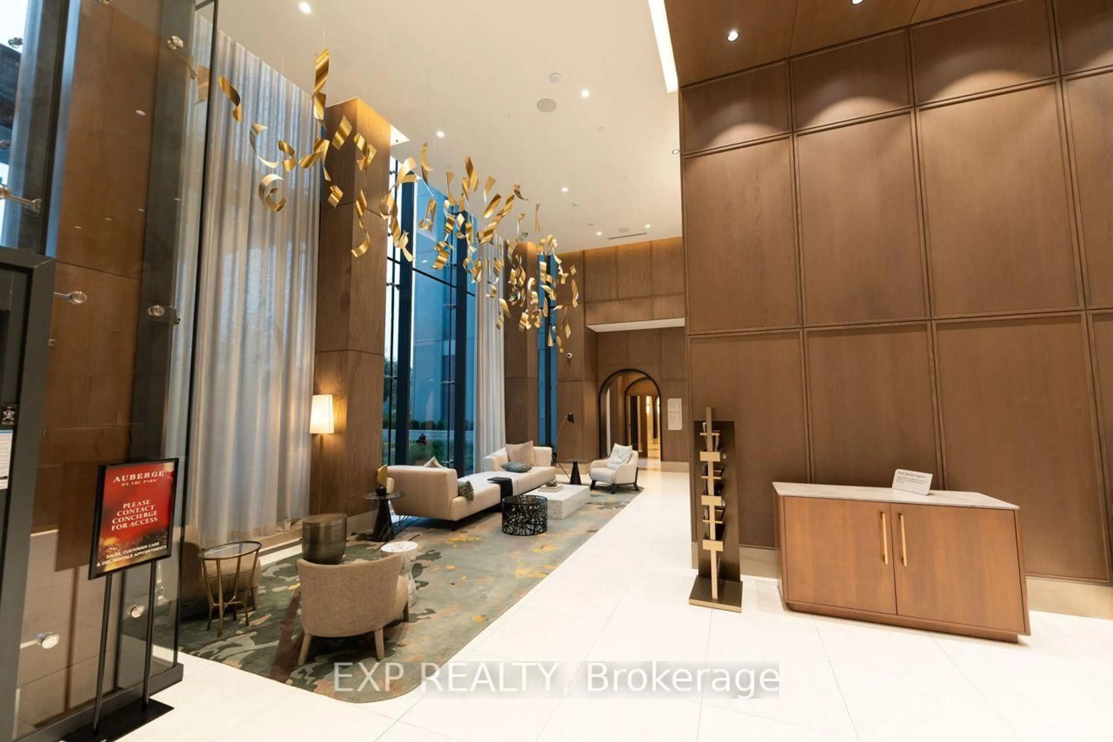 Lobby for 30 Inn on the Park Dr #3104, Toronto Ontario M3C 0P7