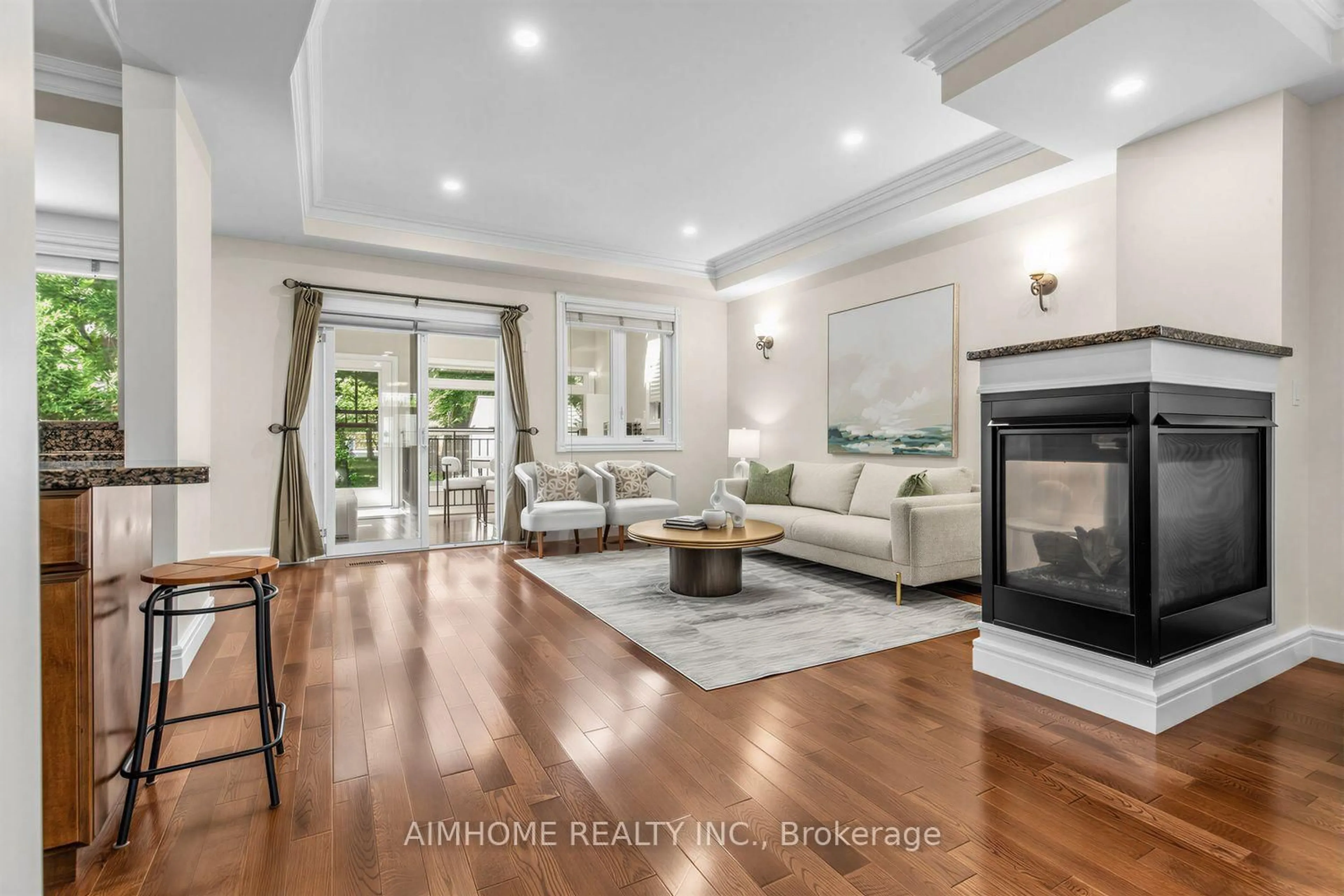 Living room with furniture, unknown for 16 Carney Rd, Toronto Ontario M2M 1T2