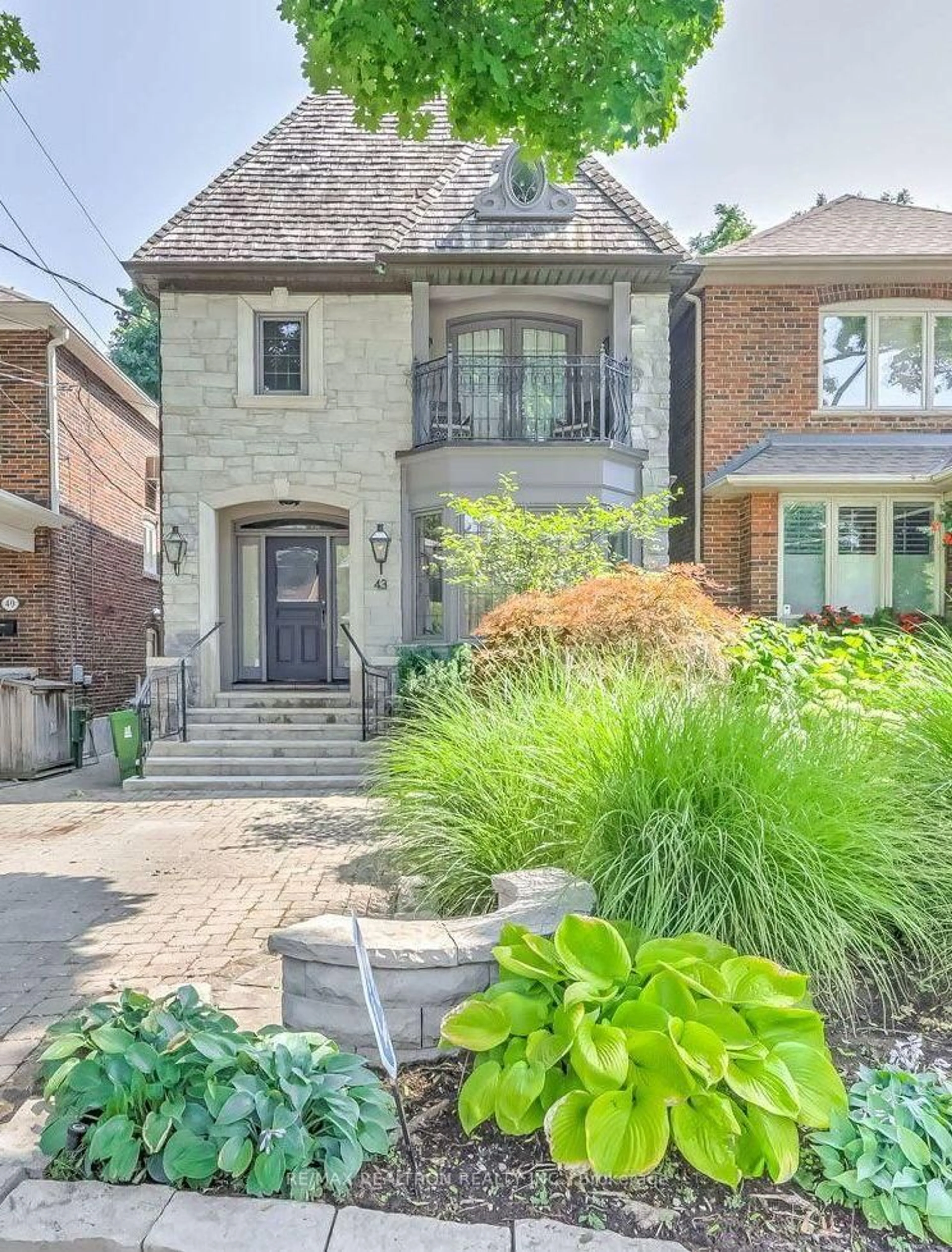 Home with brick exterior material, street for 43 Joicey Blvd, Toronto Ontario M5M 2S8