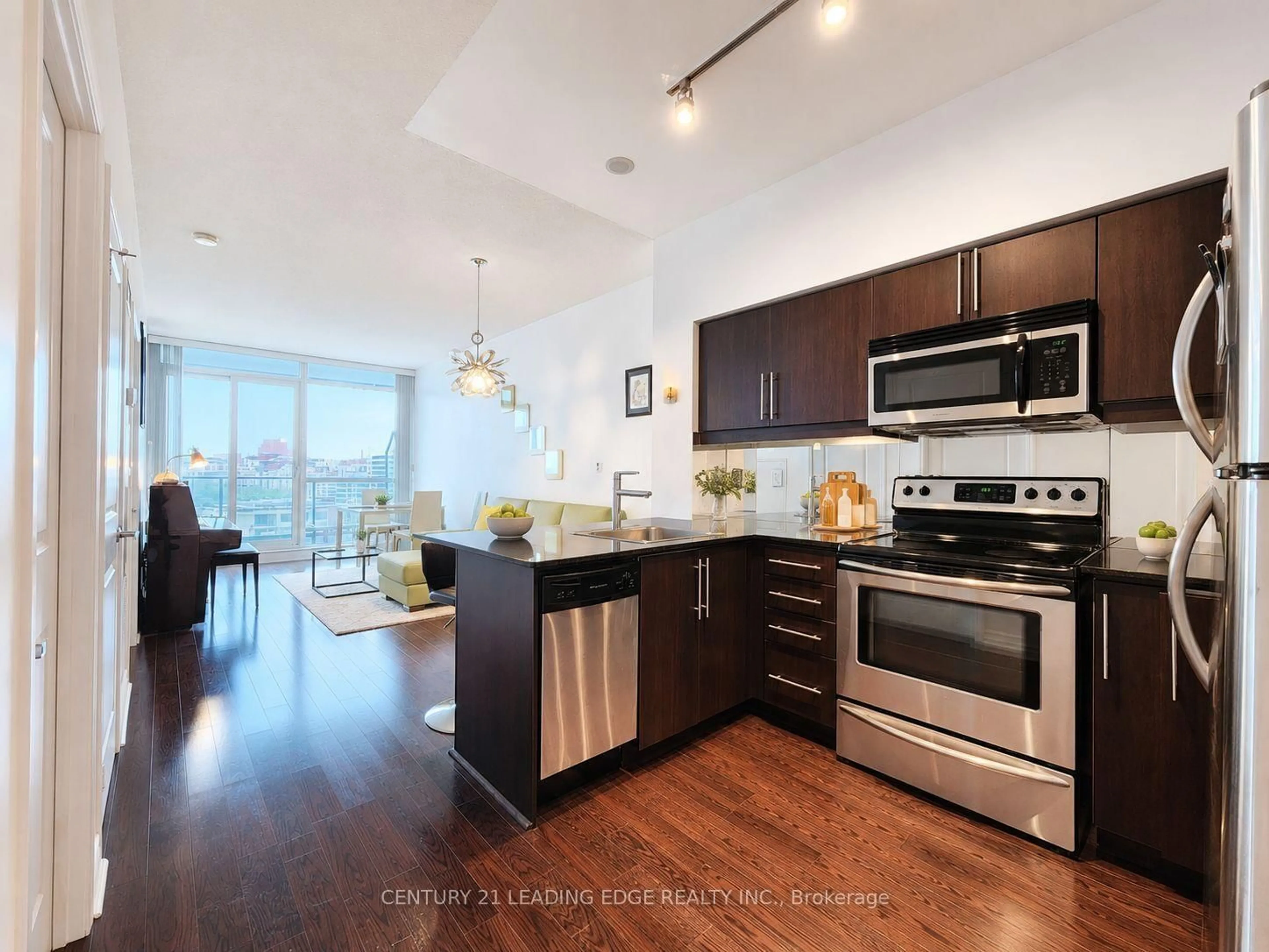Open concept kitchen, unknown for 2885 Bayview Ave #404, Toronto Ontario M2N 3B4