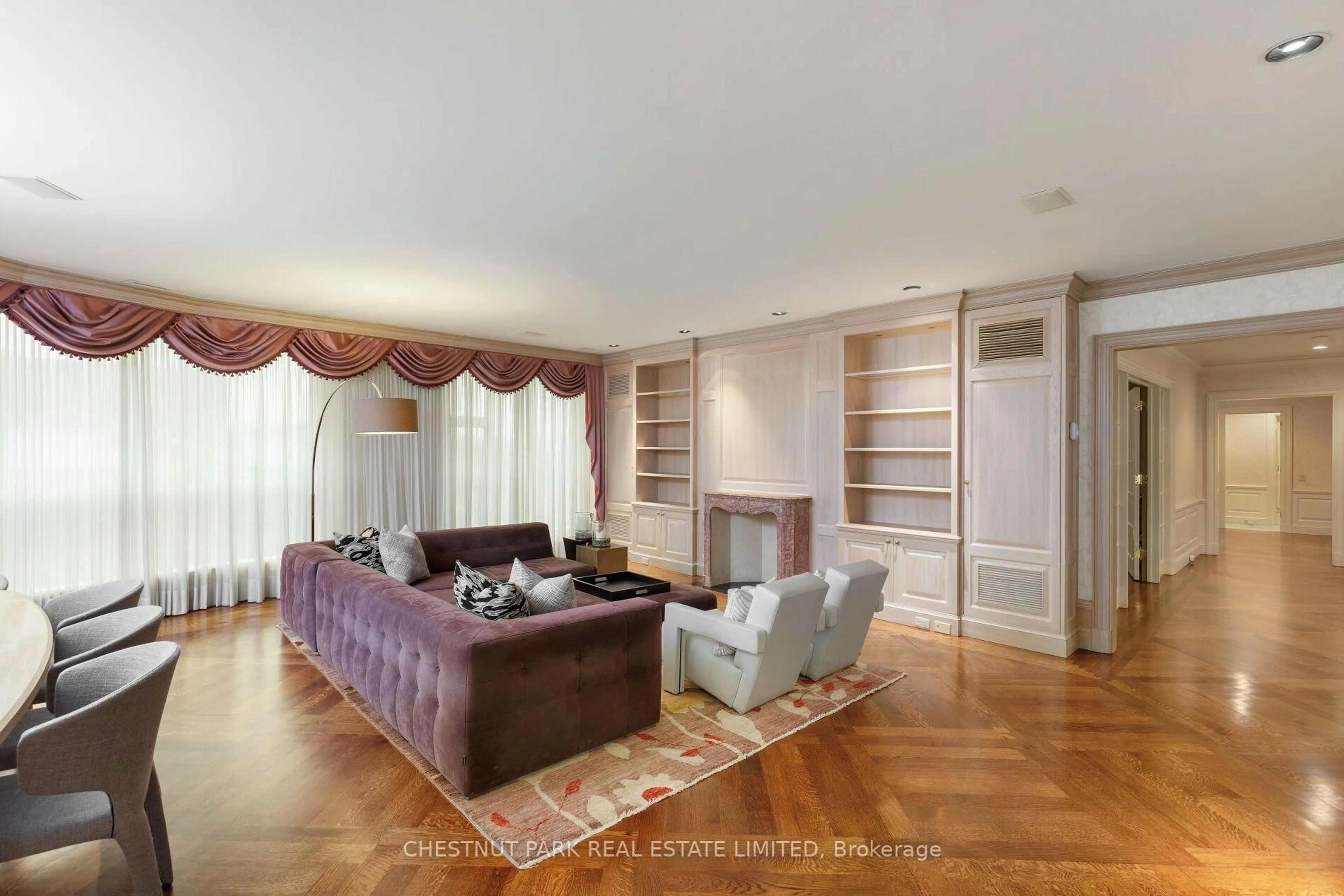 Living room with furniture, unknown for 77 Avenue Rd #612, Toronto Ontario M5R 3R8