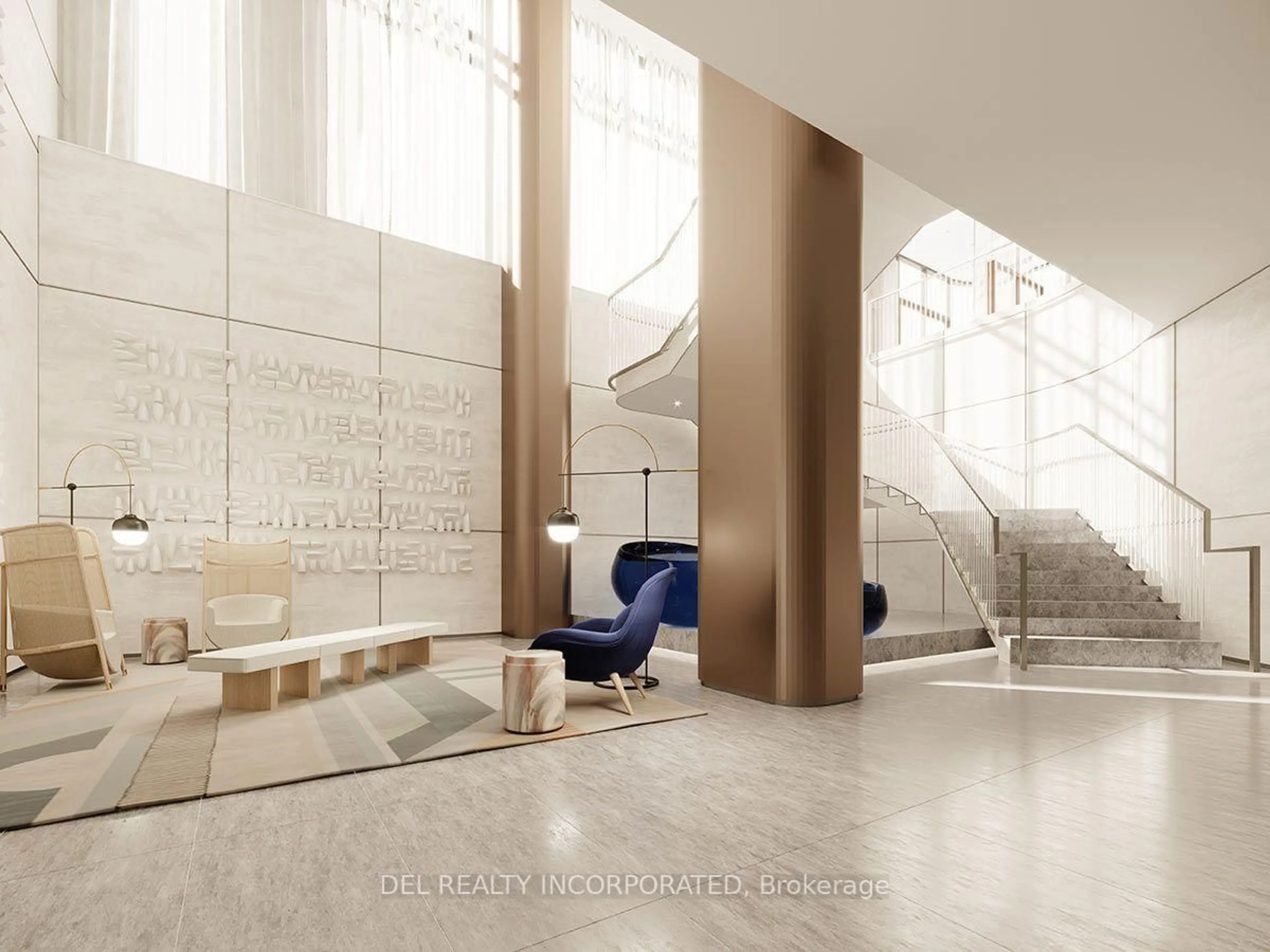 Lobby for 155 Merchants' Wharf #LPH03, Toronto Ontario M5A 0Y4
