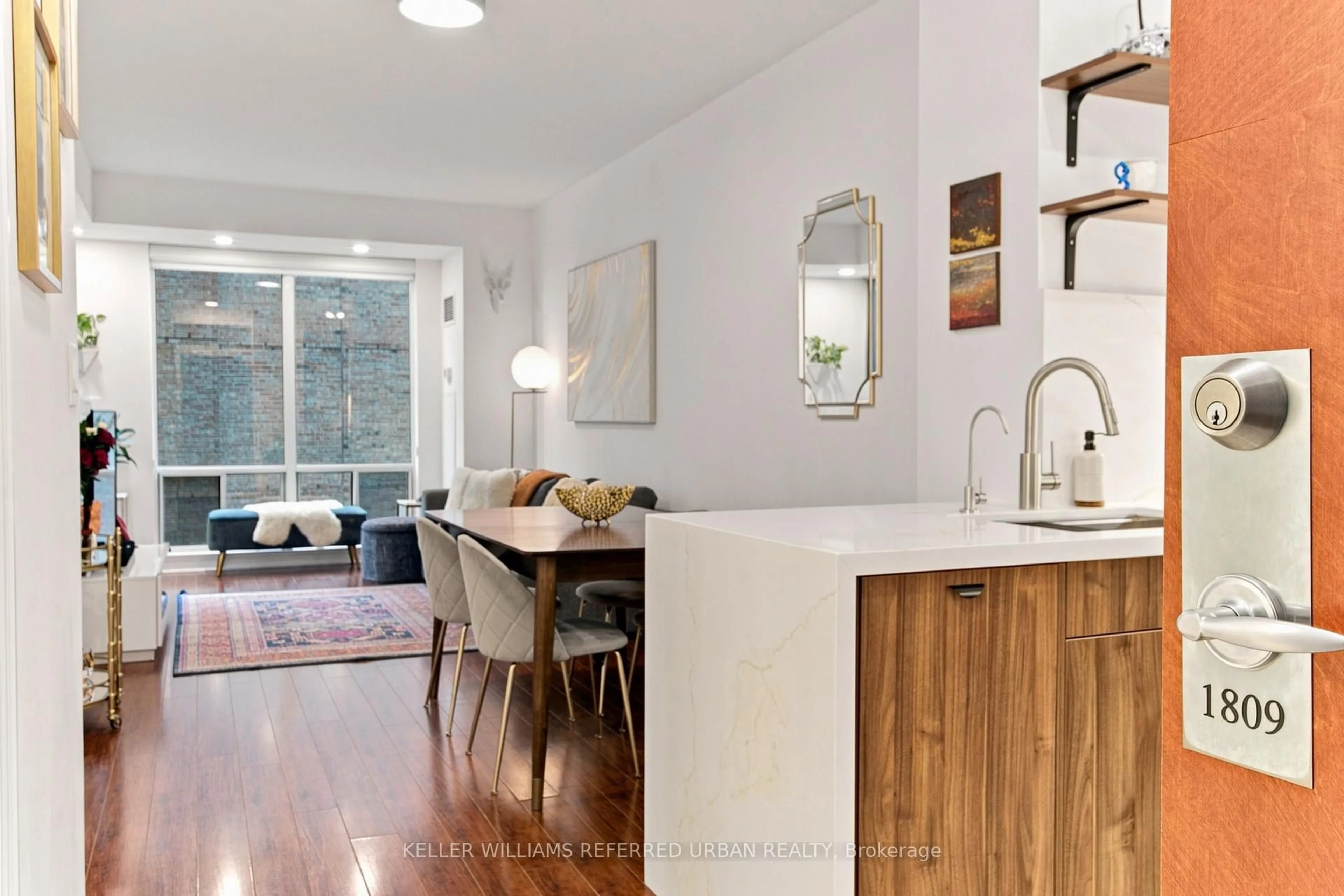 Open concept kitchen, unknown for 300 Bloor St #1809, Toronto Ontario M4W 3Y2