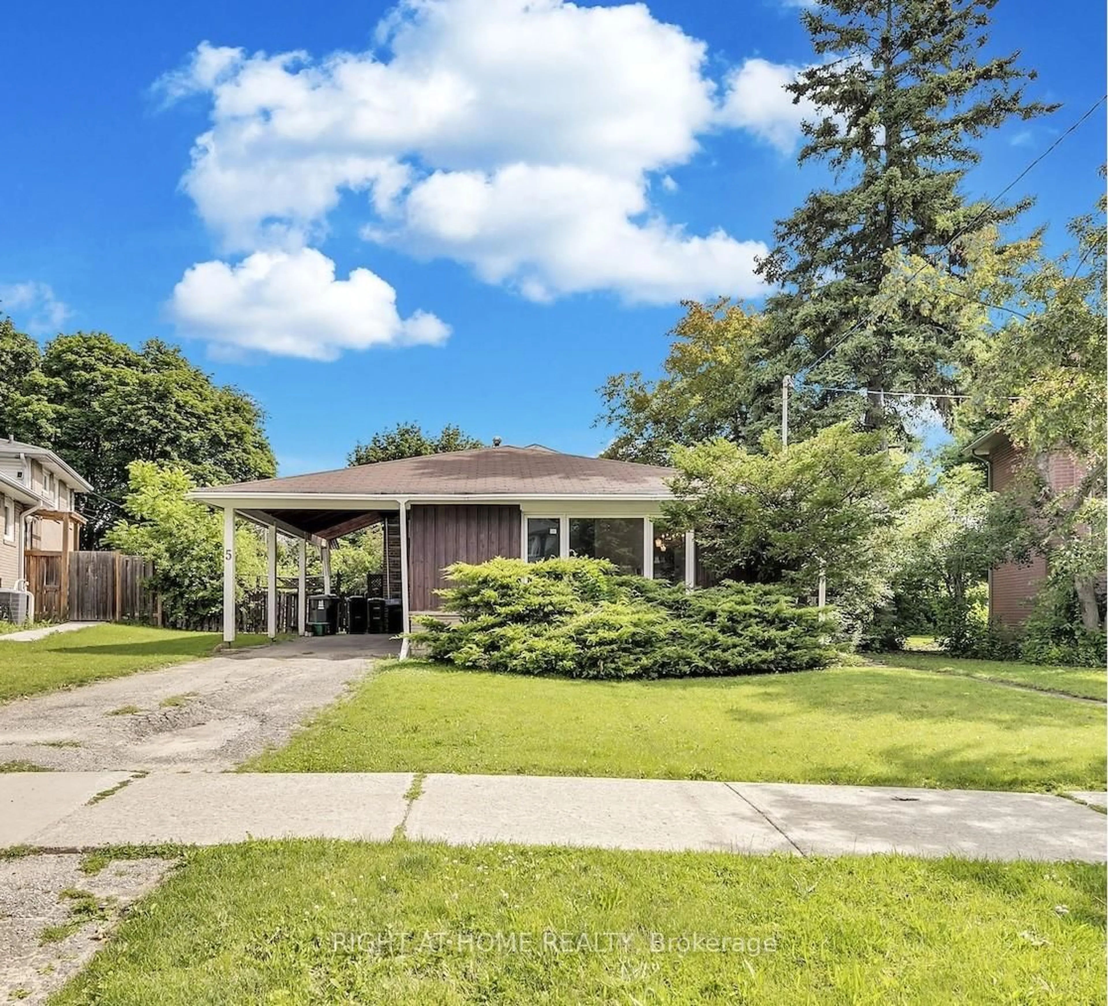 Home with brick exterior material, street for 5 Clareville Cres, Toronto Ontario M2J 2B9