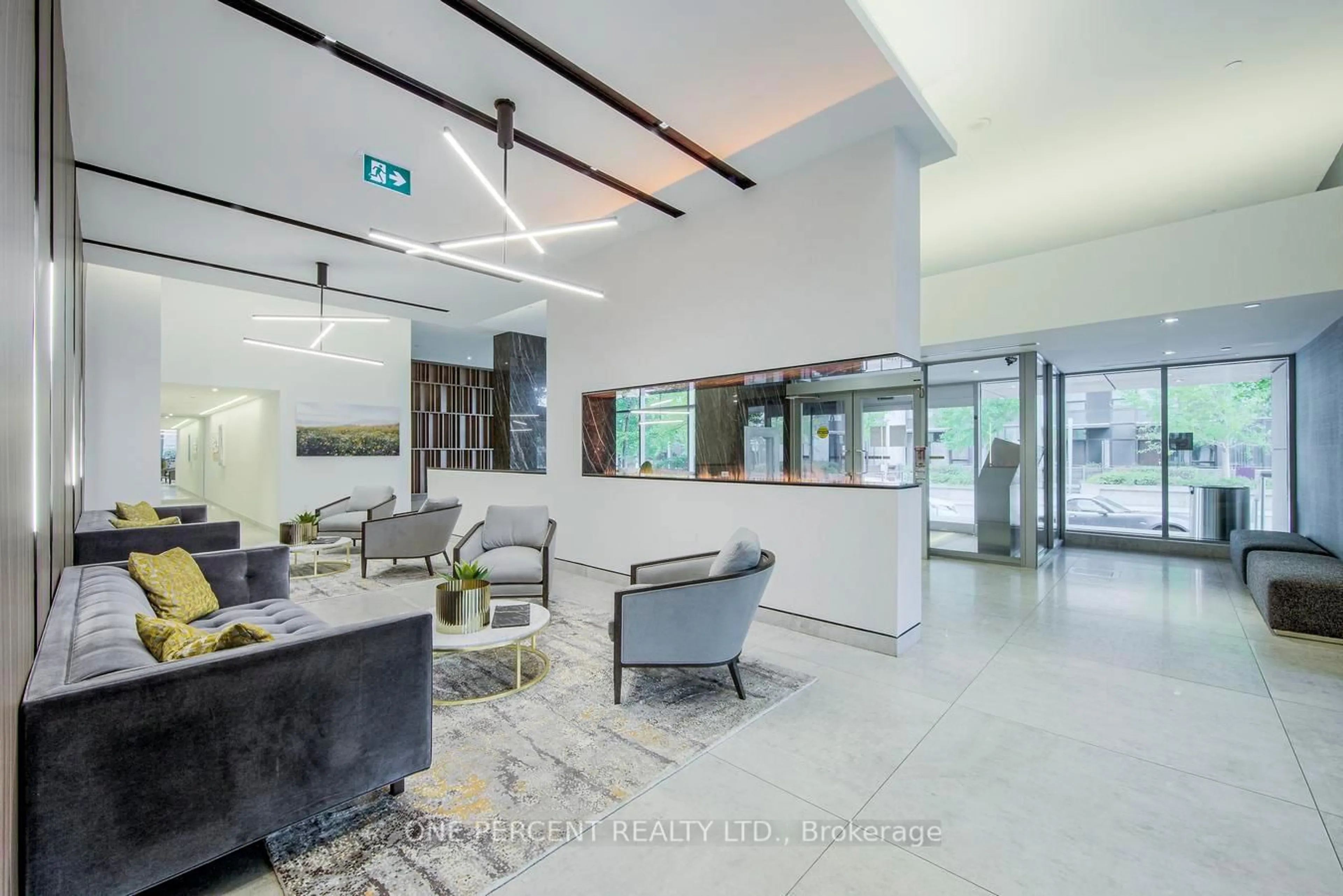 Indoor foyer for 25 Telegram Mews #5007, Toronto Ontario M5V 3Z1