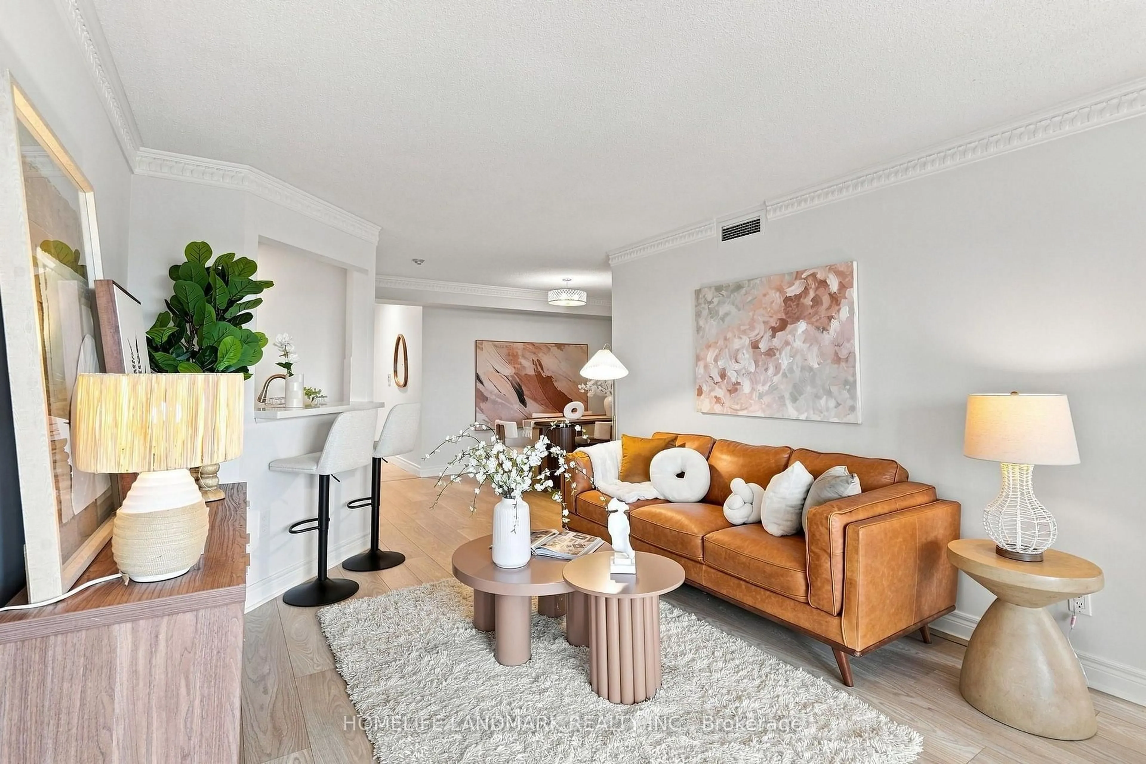Living room with furniture, unknown for 5418 Yonge St #1606, Toronto Ontario M2N 6X4