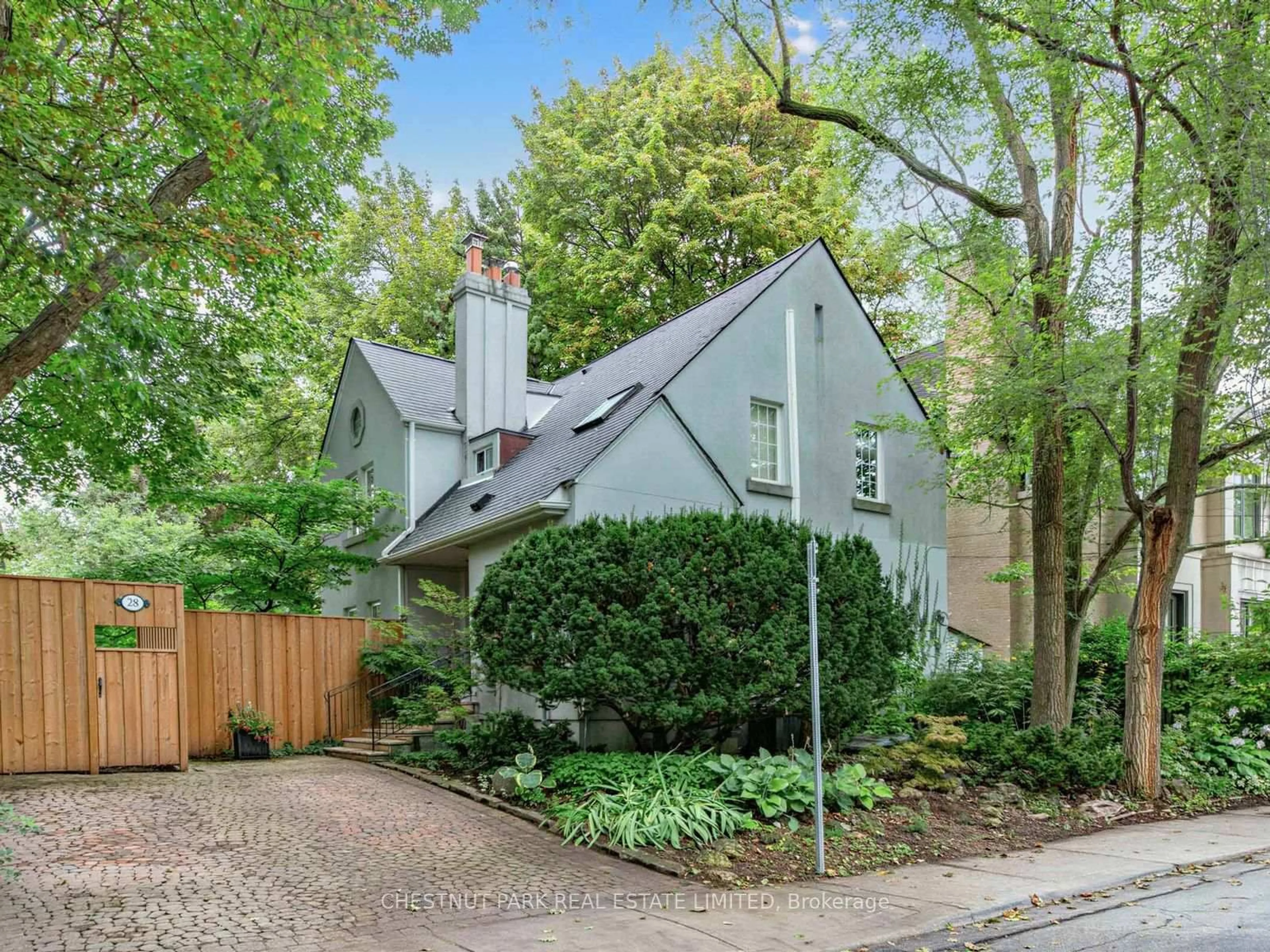 Home with brick exterior material, street for 28 Clifton Rd, Toronto Ontario M4T 2E6