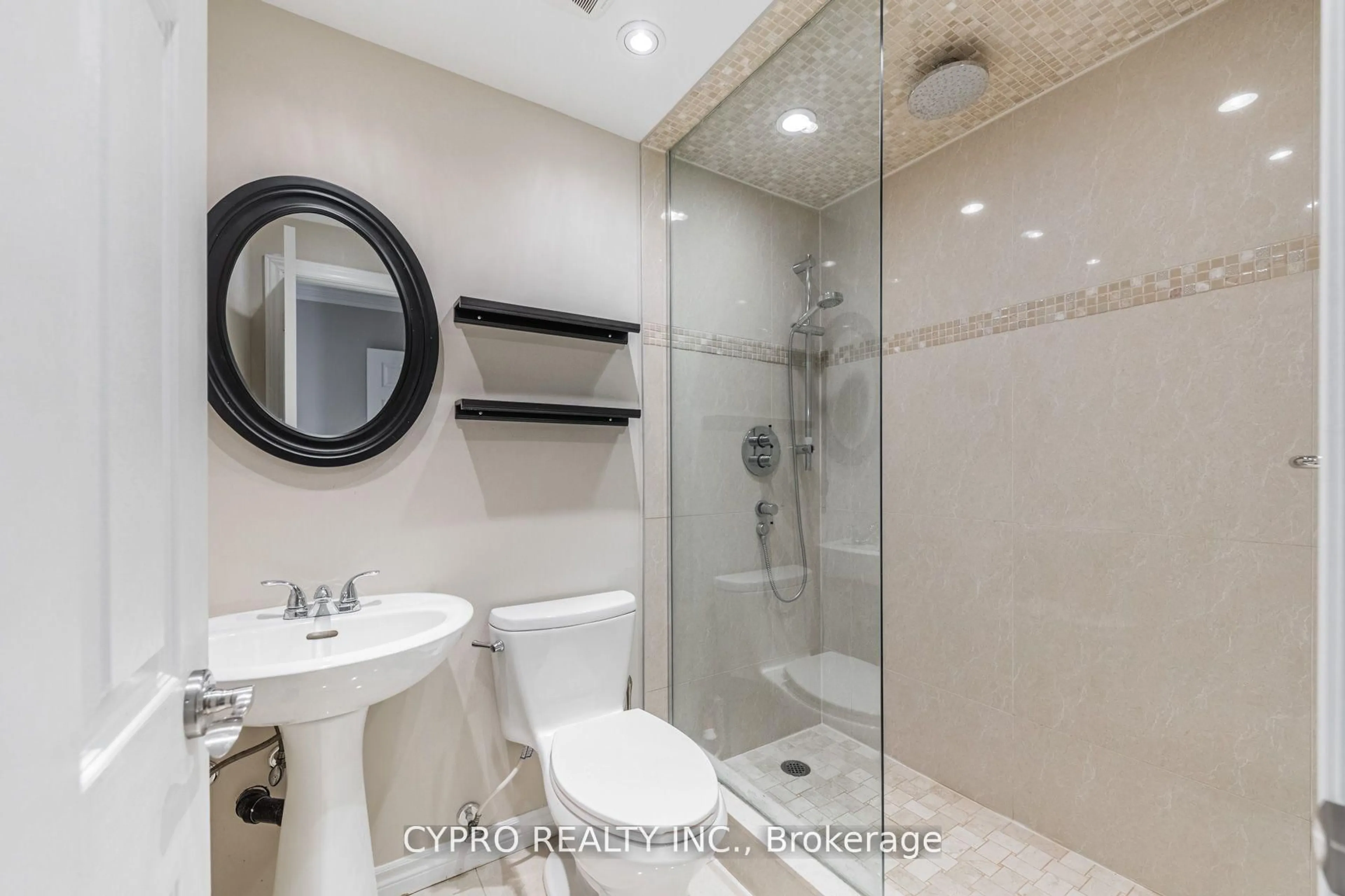 Contemporary bathroom, ceramic/tile floor for 22 Banstock Dr, Toronto Ontario M2K 2H6